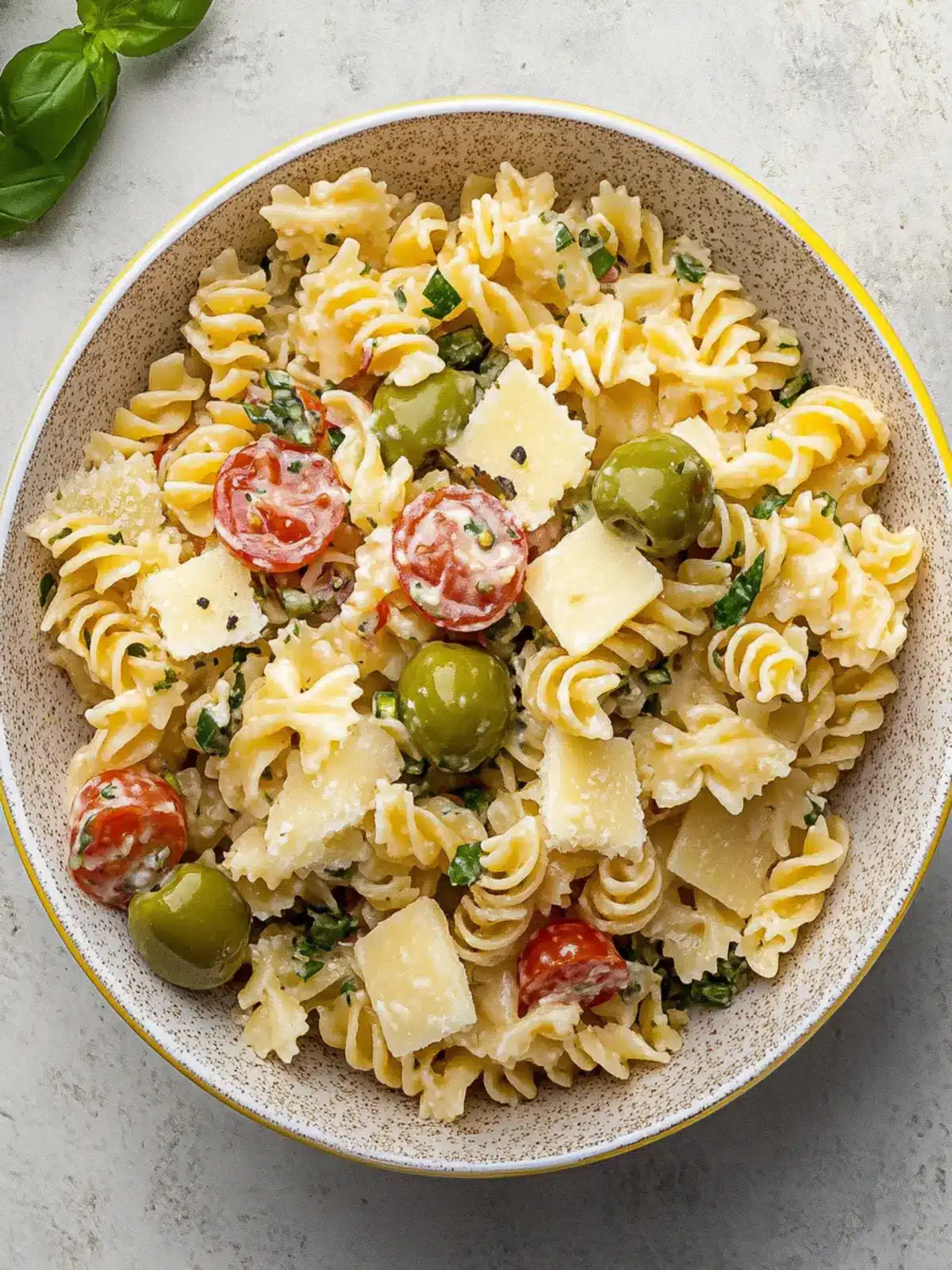 Dirty Martini Pasta Salad