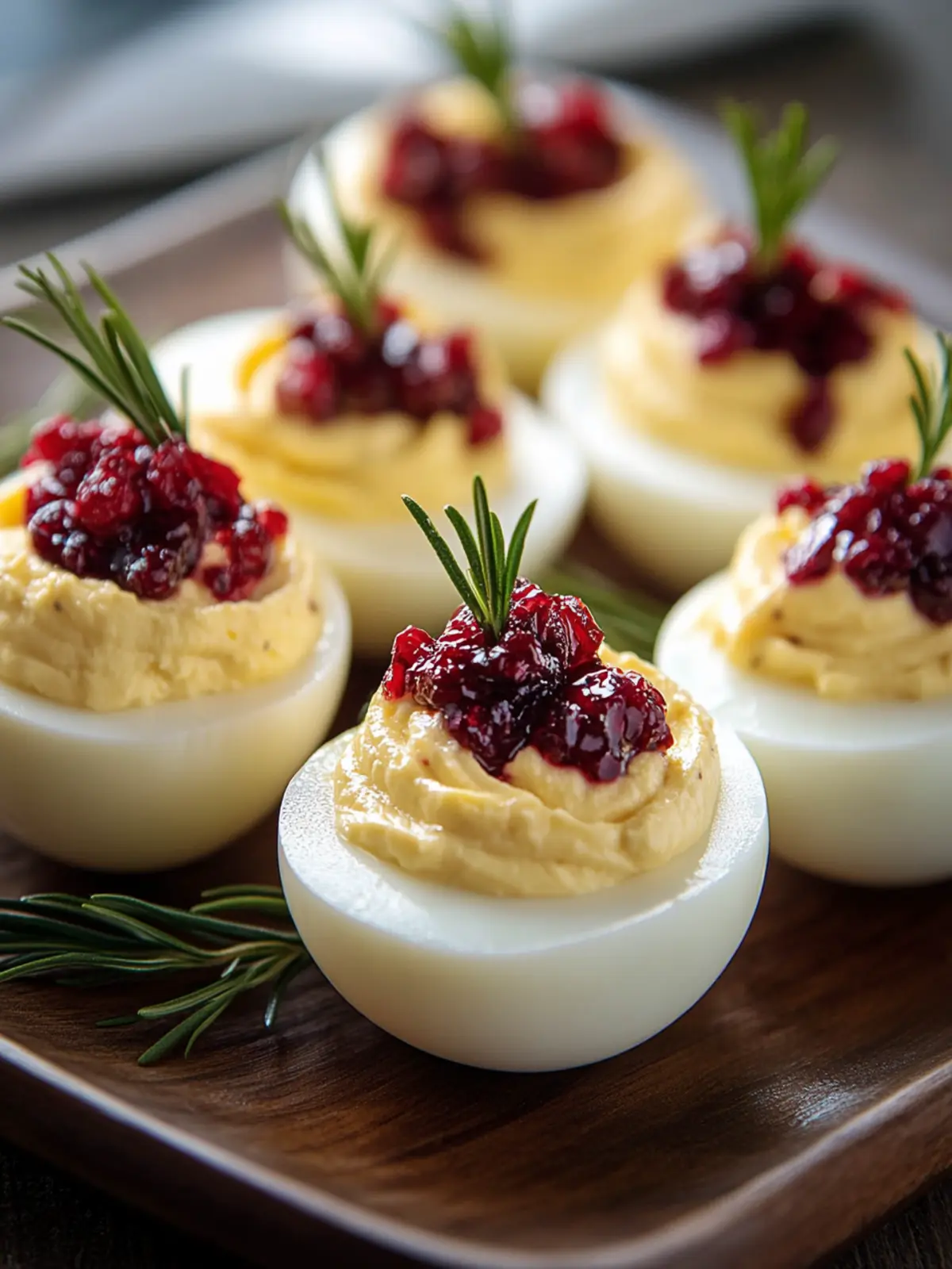 Harvest Cranberry Deviled Eggs – Festive Flavor for Every Table 2 Harvest Cranberry Deviled Eggs – A Festive Twist for Your Holiday Table