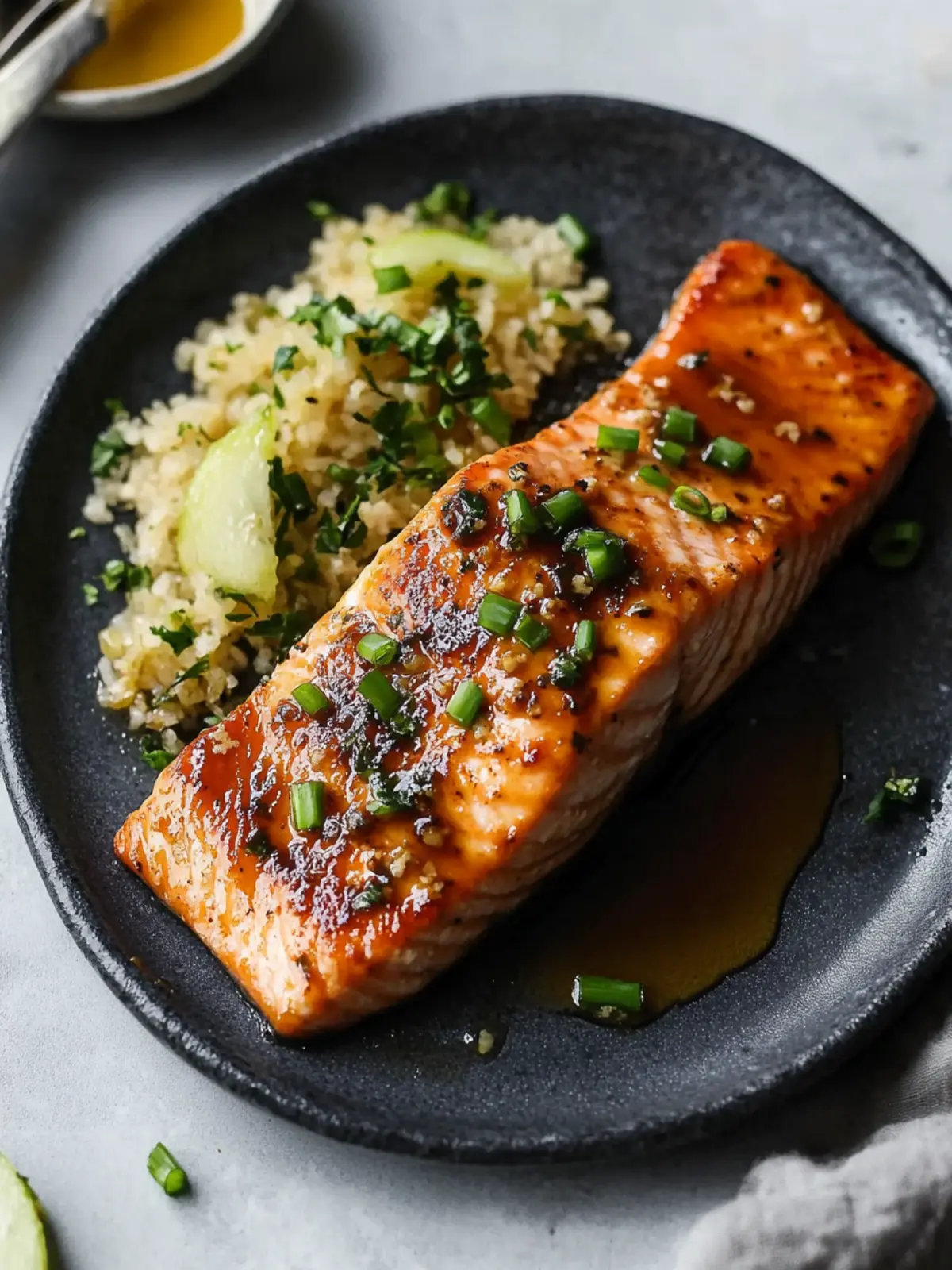 Baked Miso Maple & Ginger Salmon