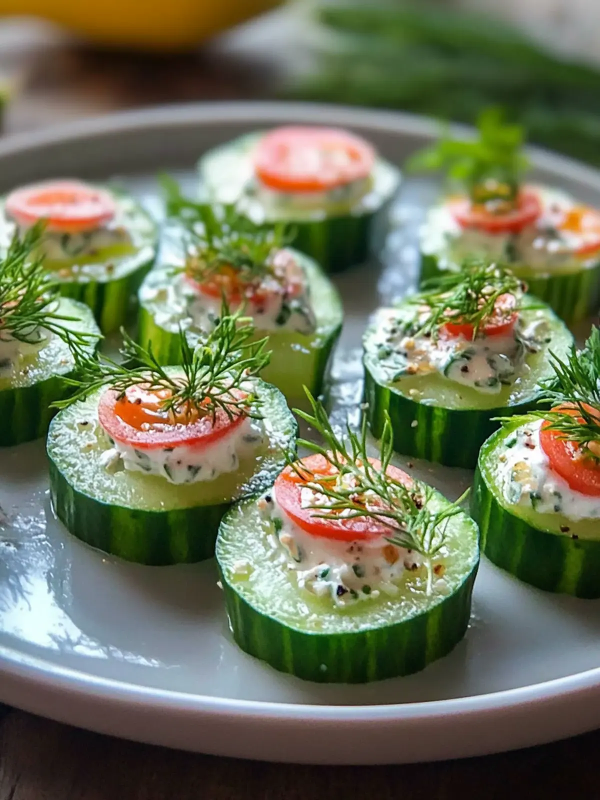 10-Minute Cucumber Bites: Irresistibly Fresh & Easy Appetizer