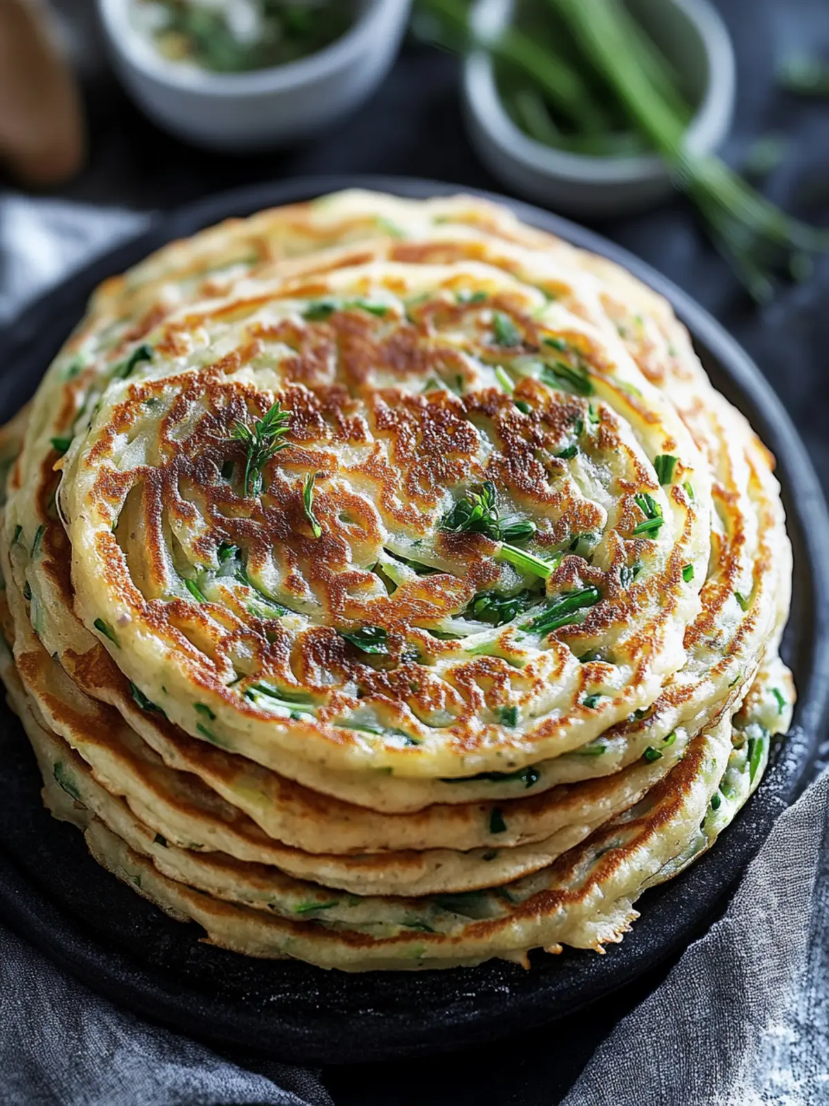 Spring Onion Pancakes