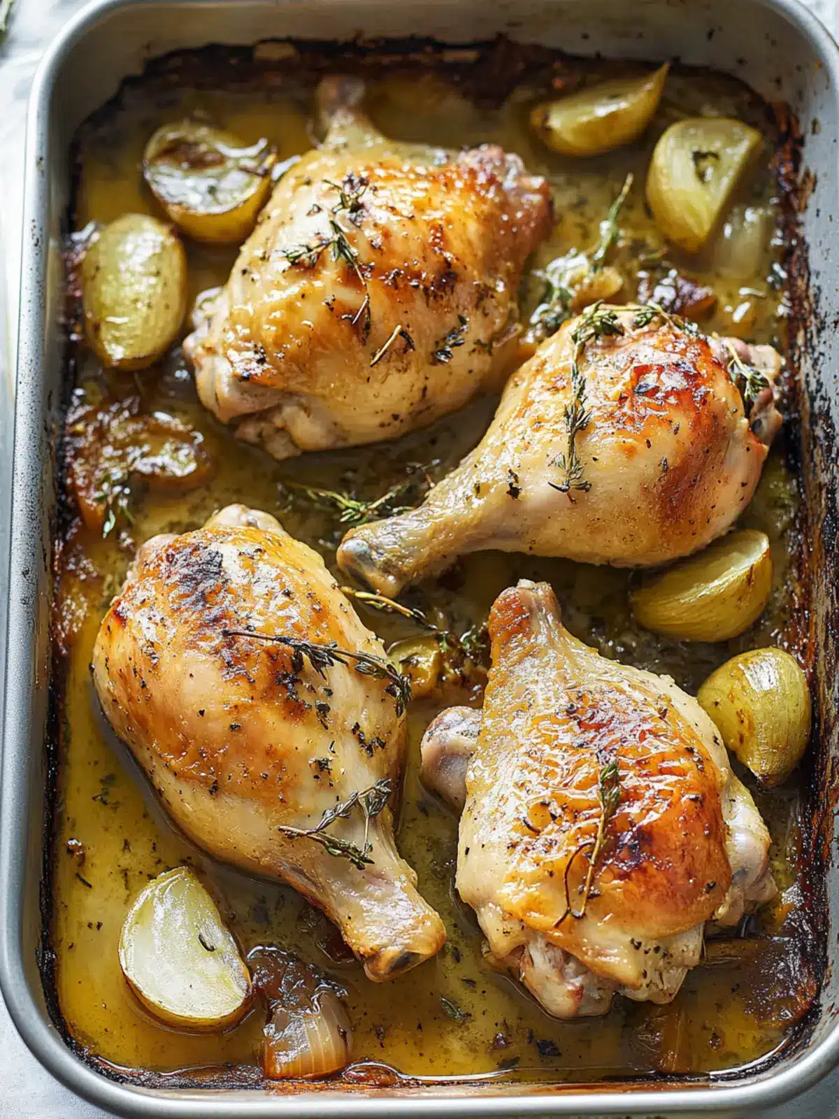 Savory Easy Oven-Roasted French Garlic Chicken Recipe (video) 2 Easy, Oven-Roasted French Garlic Chicken (video)