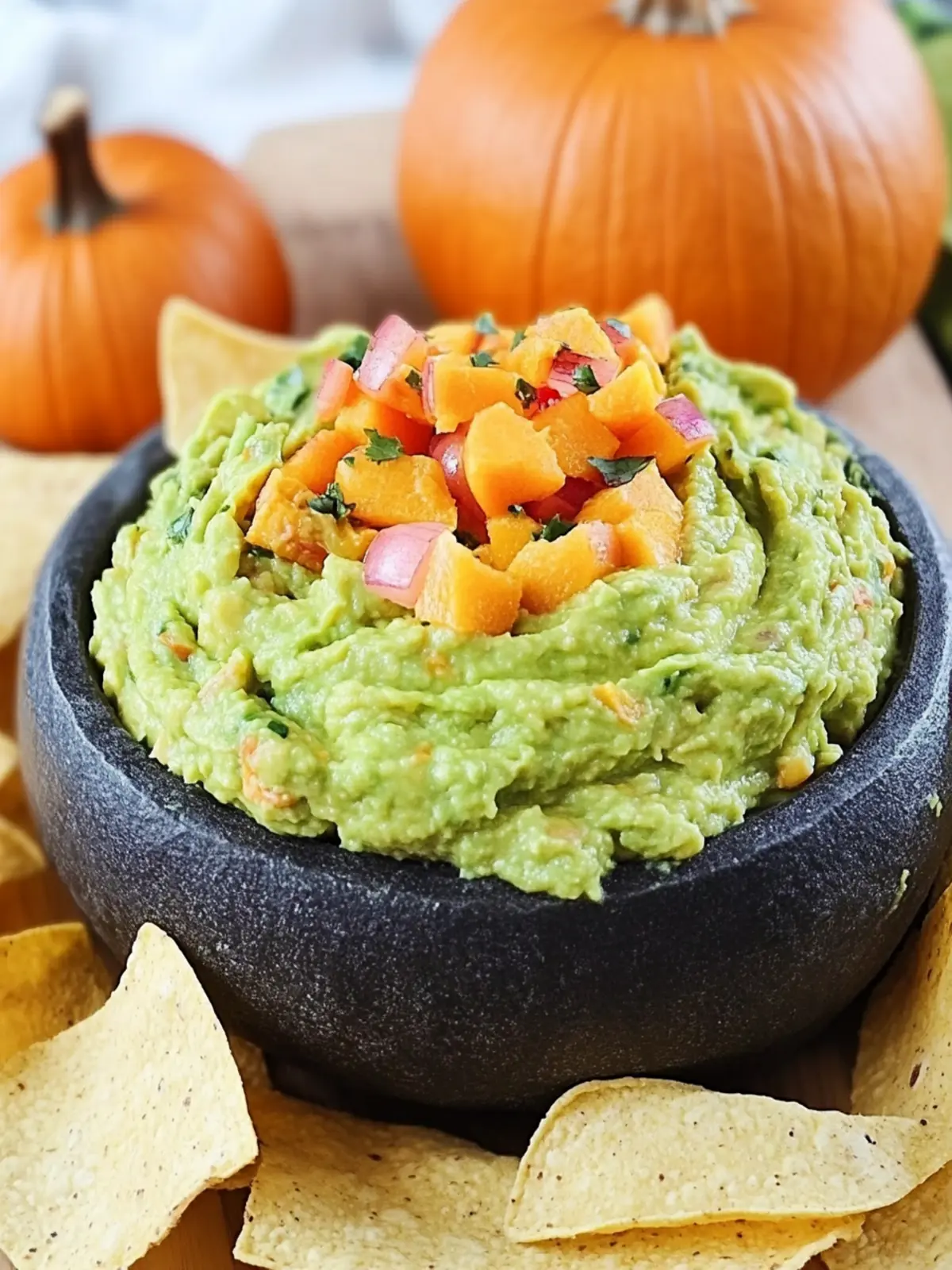 Throwing Up Pumpkin Guacamole: The Ultimate Halloween Dip 3 Throwing Up Pumpkin Guacamole