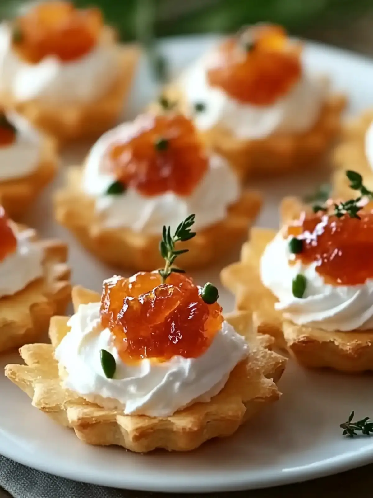 Quick Pepper Jelly Cream Cheese Appetizer Dip and Bites