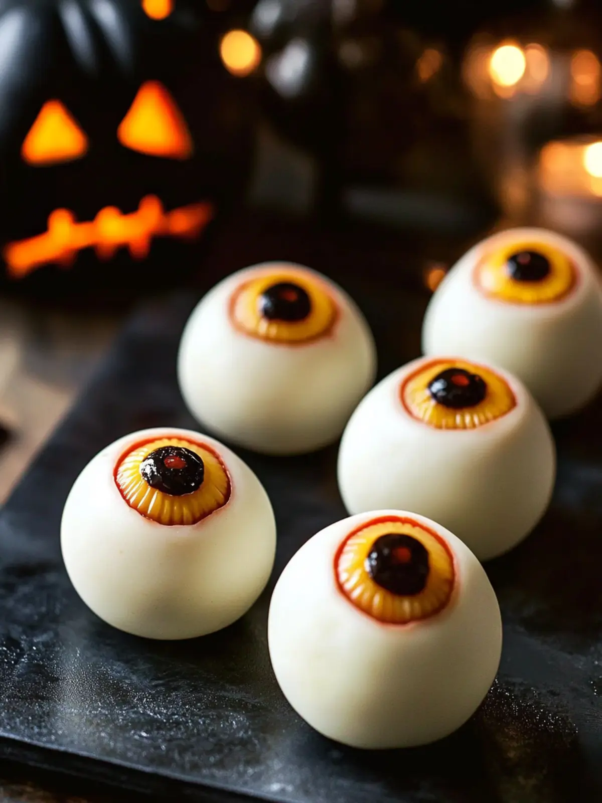 Spooky Deviled Eyeballs