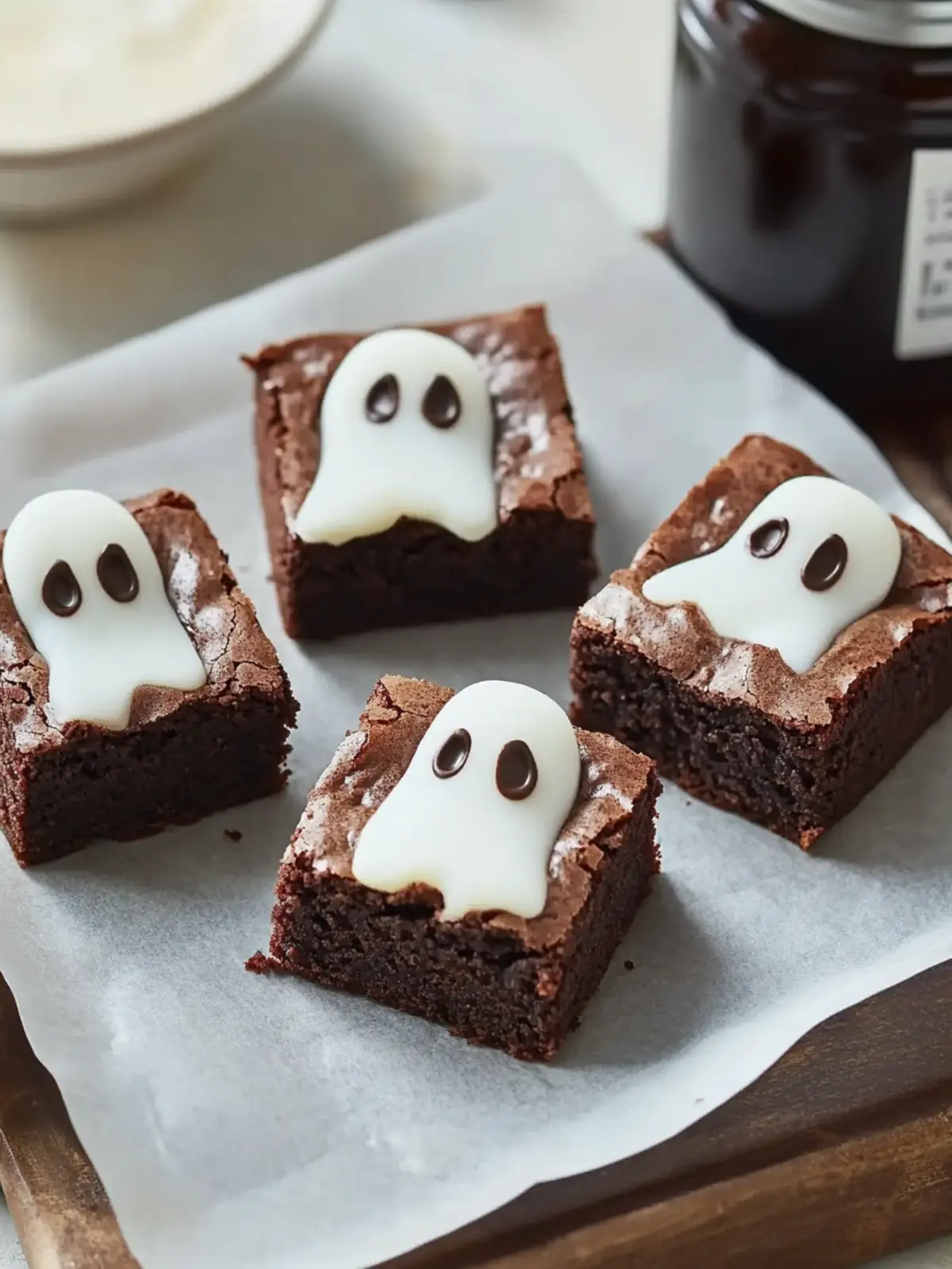 Halloween Ghost Brownies Recipe