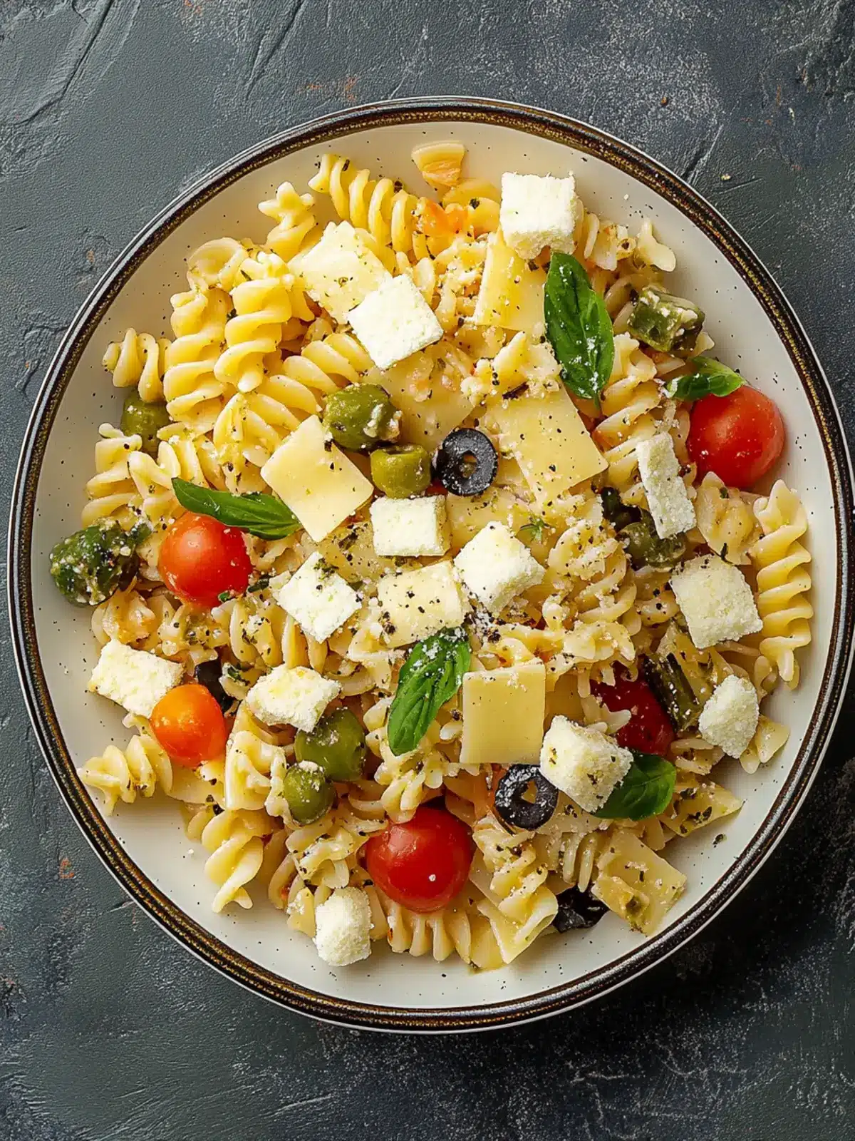 Dirty Martini Pasta Salad