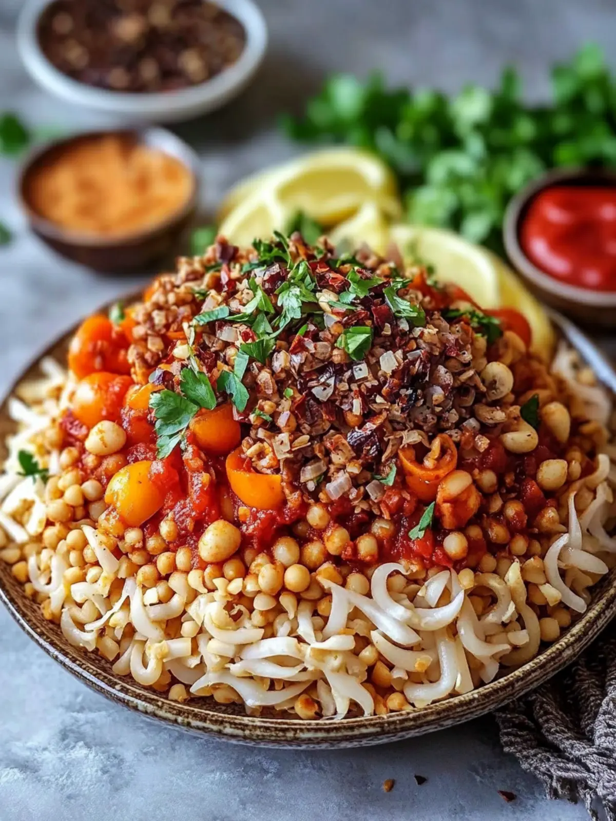 Delicious Egyptian Koshari Recipe: Your New Comfort Food Fix 4 Egyptian Koshari Recipe