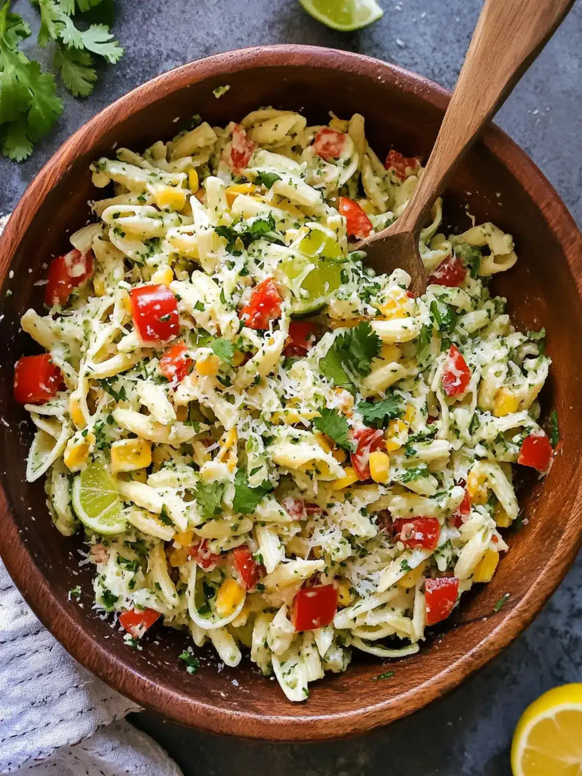 Cilantro Lime Pasta Salad