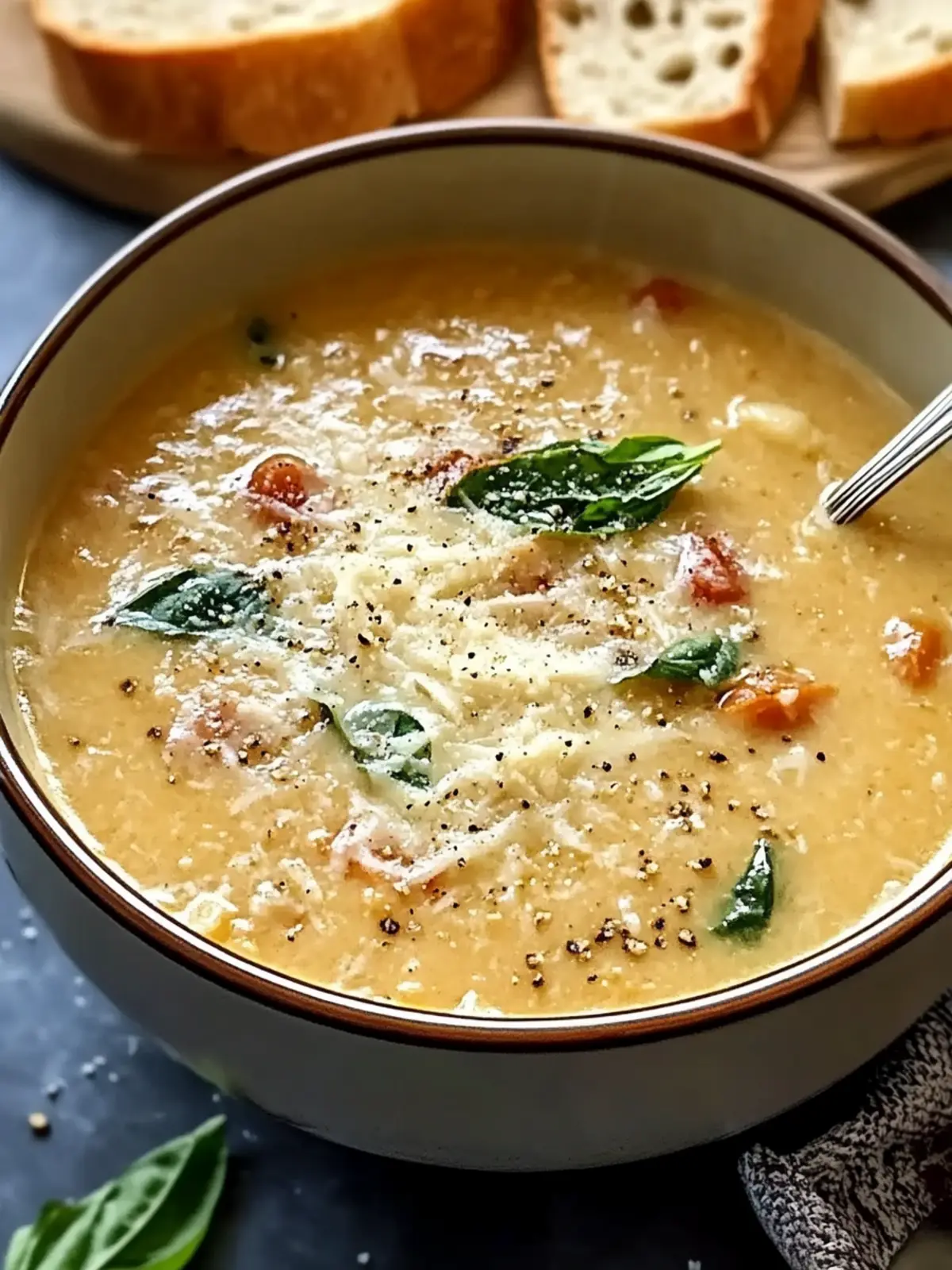 Creamy Parmesan Tuscano Soup Recipe