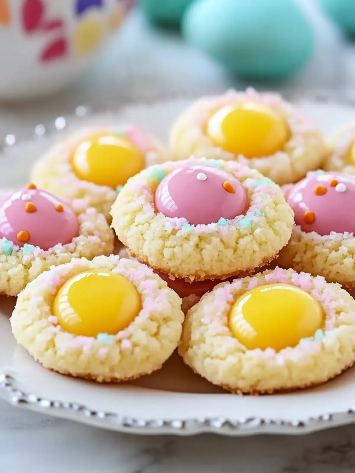 Easter Thumbprint Cookies Recipe