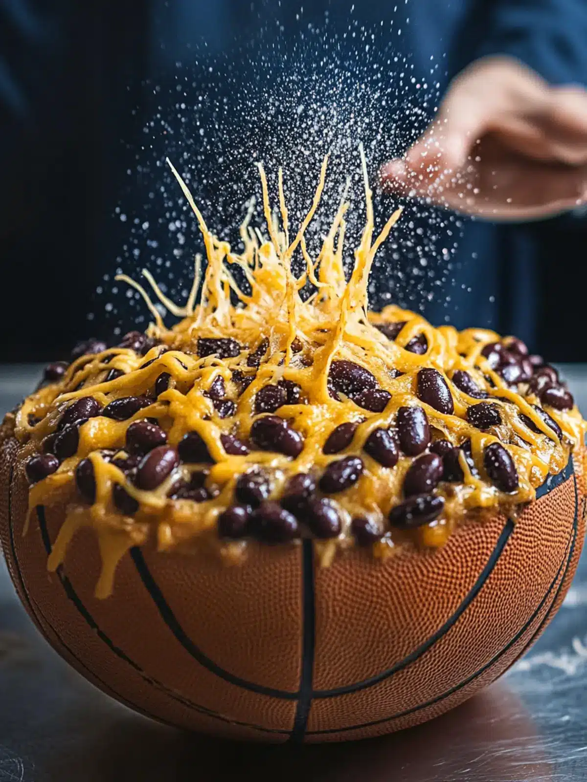 Delicious Basketball Bean Dip for Your Game Day Bash 3 Basketball Bean Dip
