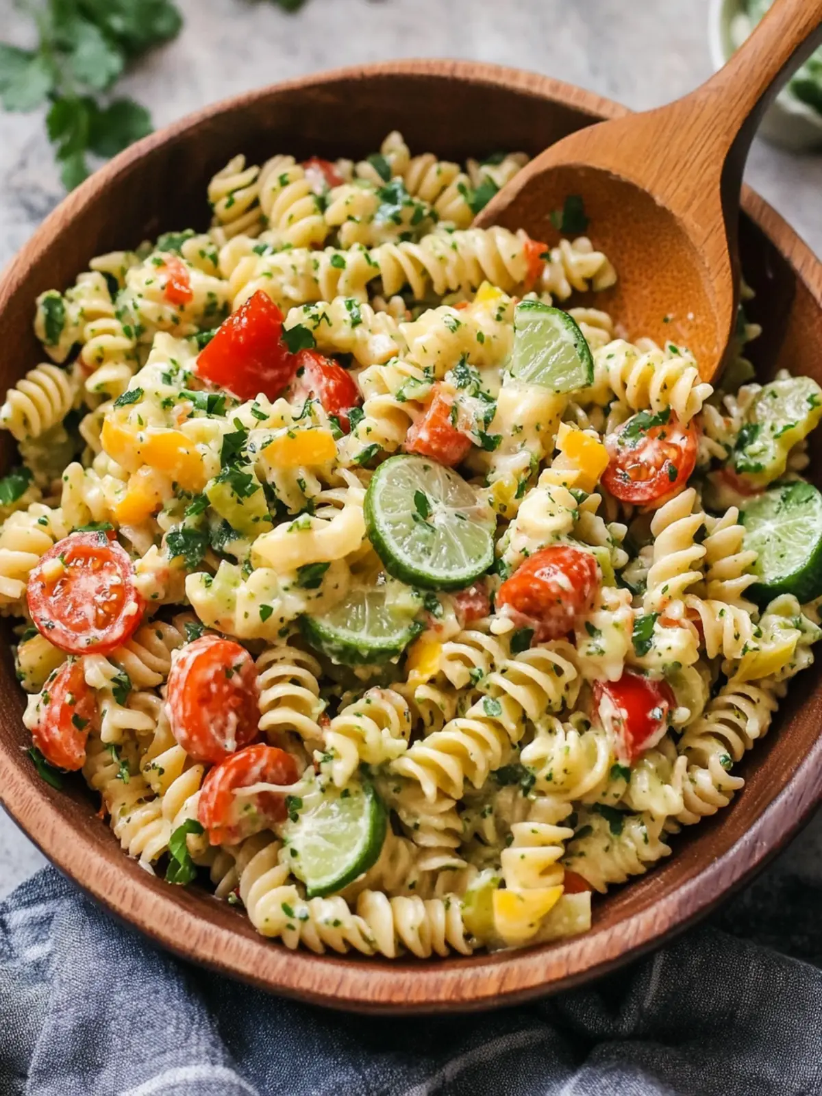 Cilantro Lime Pasta Salad