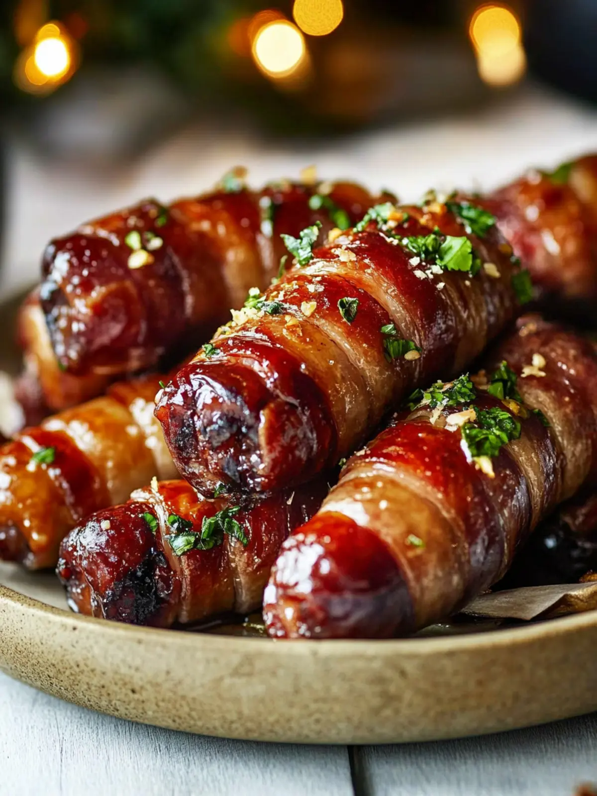 Irresistibly Sticky Pigs in Blankets: A Christmas Party Treat
