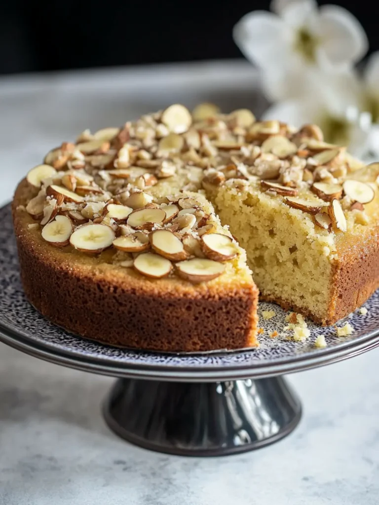 Almond Banana Cake for Passover