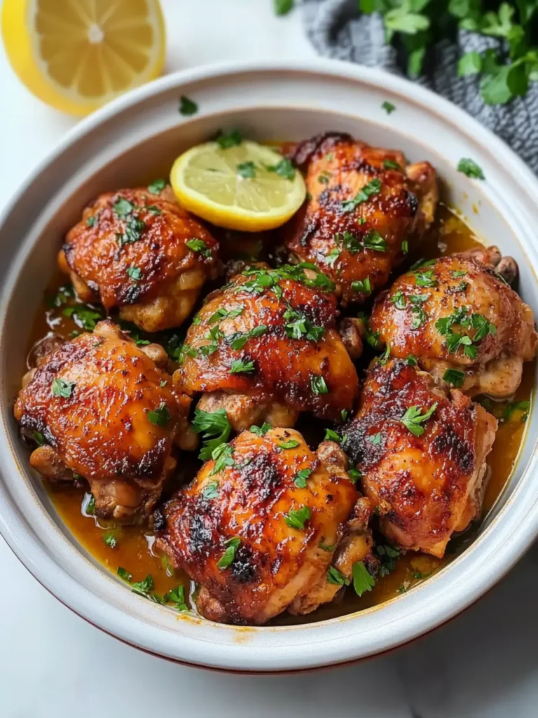 Simple Slow Cooker Chicken Thighs