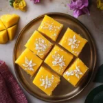 Mango Burfi (With Milk Powder)