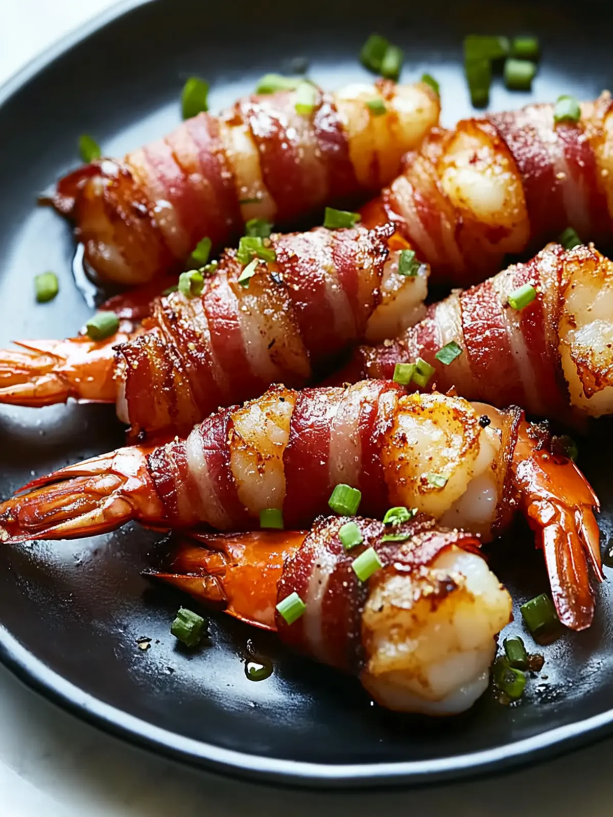 Sweet and Spicy Bacon-Wrapped Shrimp