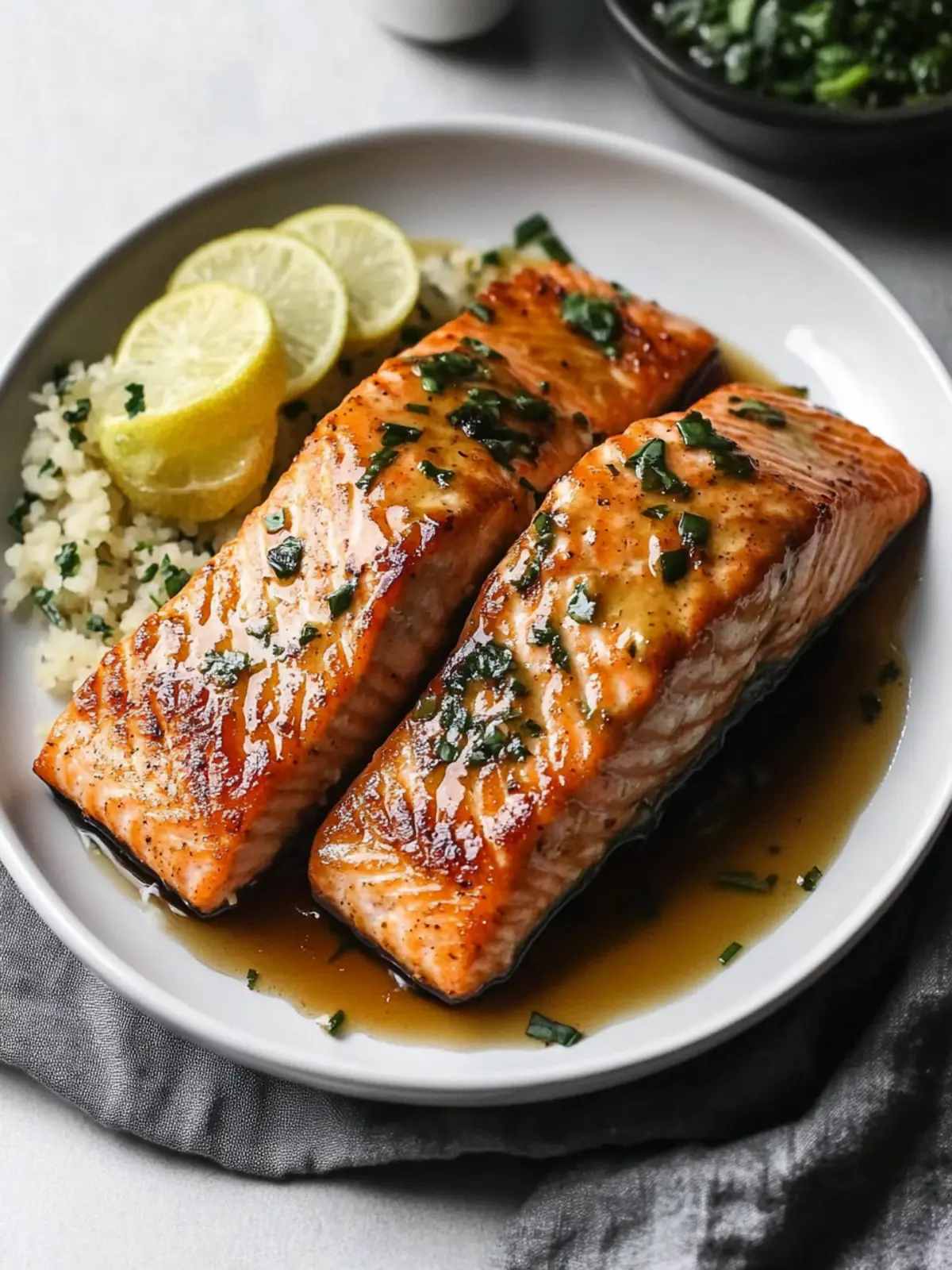 Baked Miso Maple & Ginger Salmon