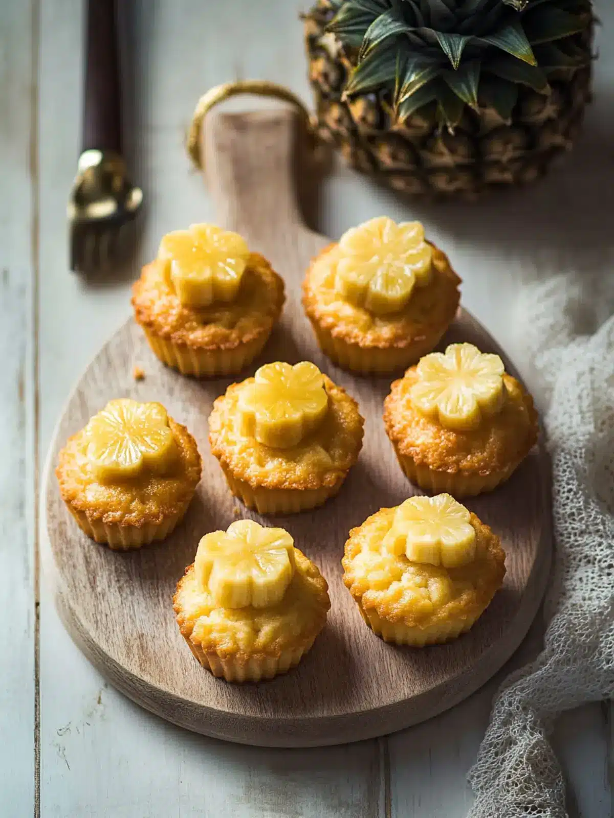 Tea Cakes with Pineapple