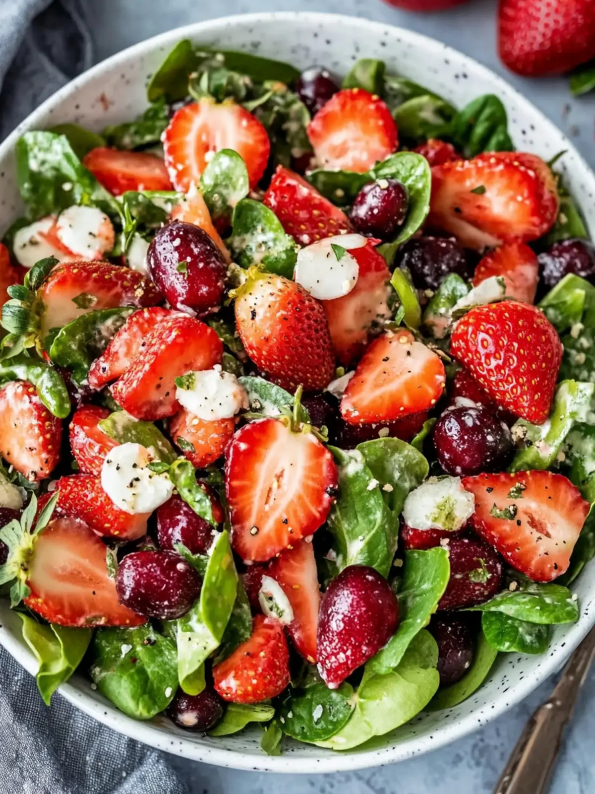 Easy Strawberry Spring Mix Salad for a Fresh Delight