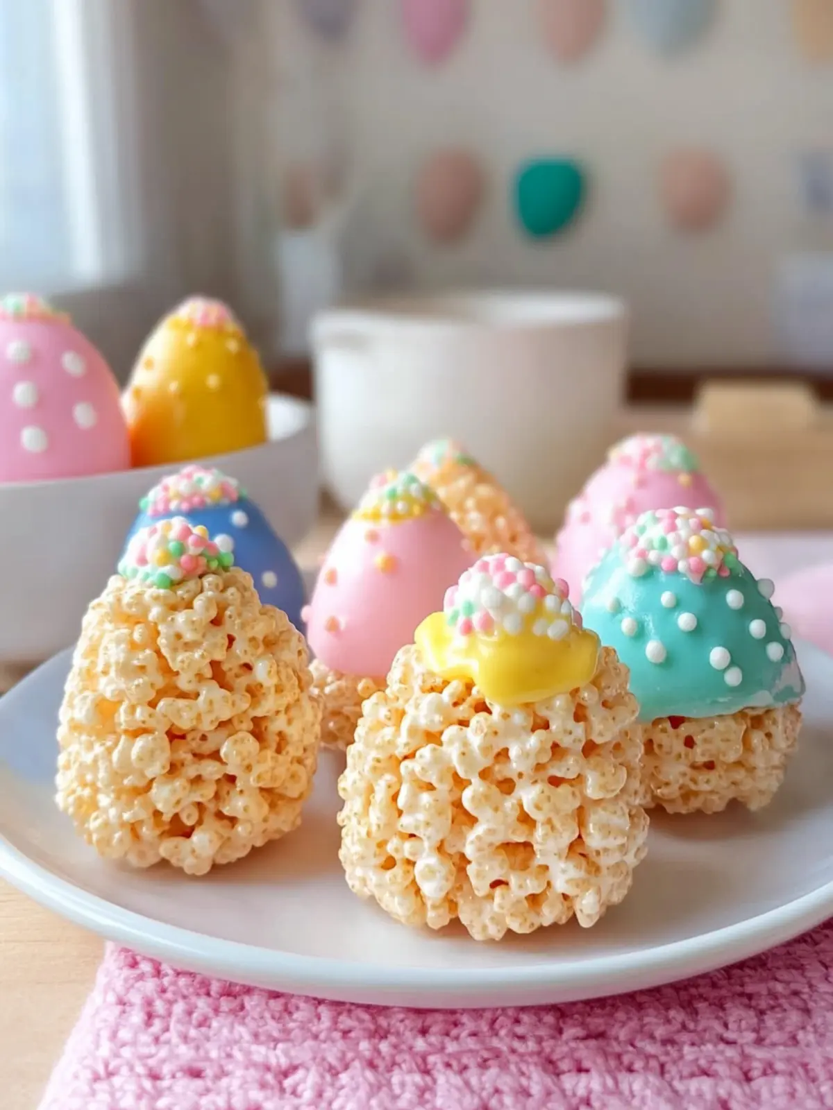 Cute and Colorful Easter Egg Rice Krispies Treats to Make Together 5 Cute and Colorful Easter Egg Rice Krispies Treats