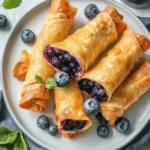 Crispy Easy Blueberry Egg Rolls for Sweet Cravings Tonight 42 Easy Blueberry Egg Rolls