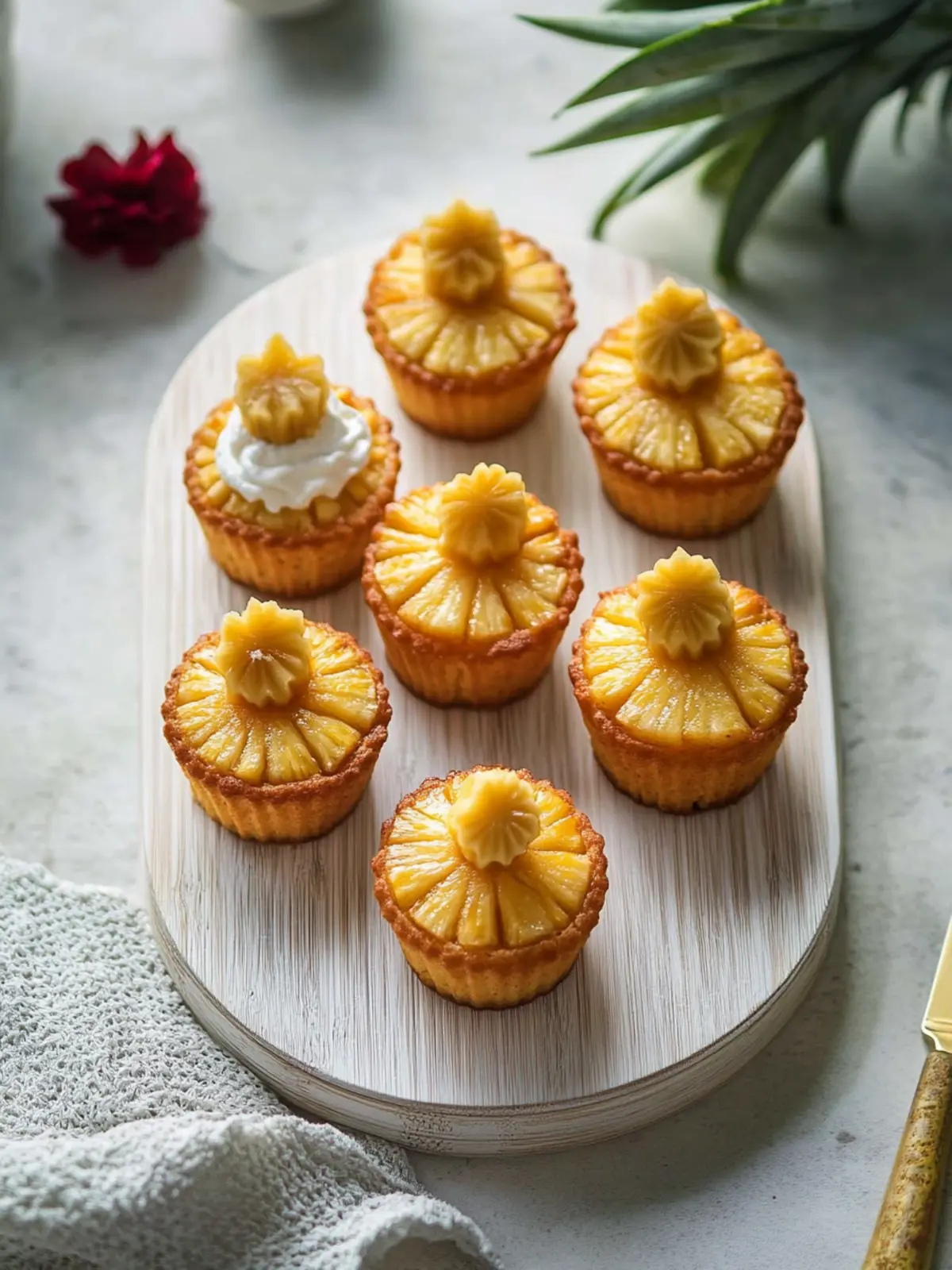 Tea Cakes with Pineapple