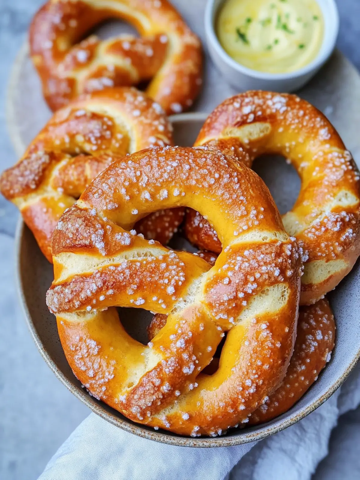 Easy Soft Pretzels Recipe:Ball Park Snacks at Home!