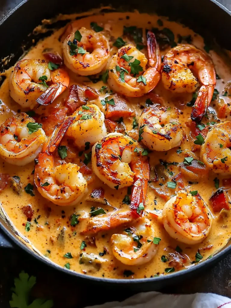 Creamy Garlic-Paprika Shrimp Skillet