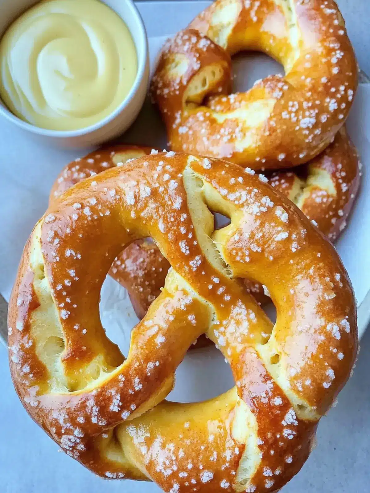 Easy Soft Pretzels Recipe:Ball Park Snacks at Home!