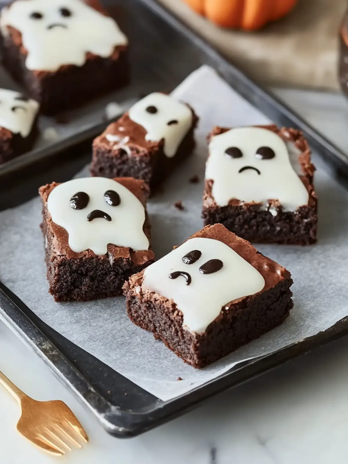 Halloween Ghost Brownies Recipe