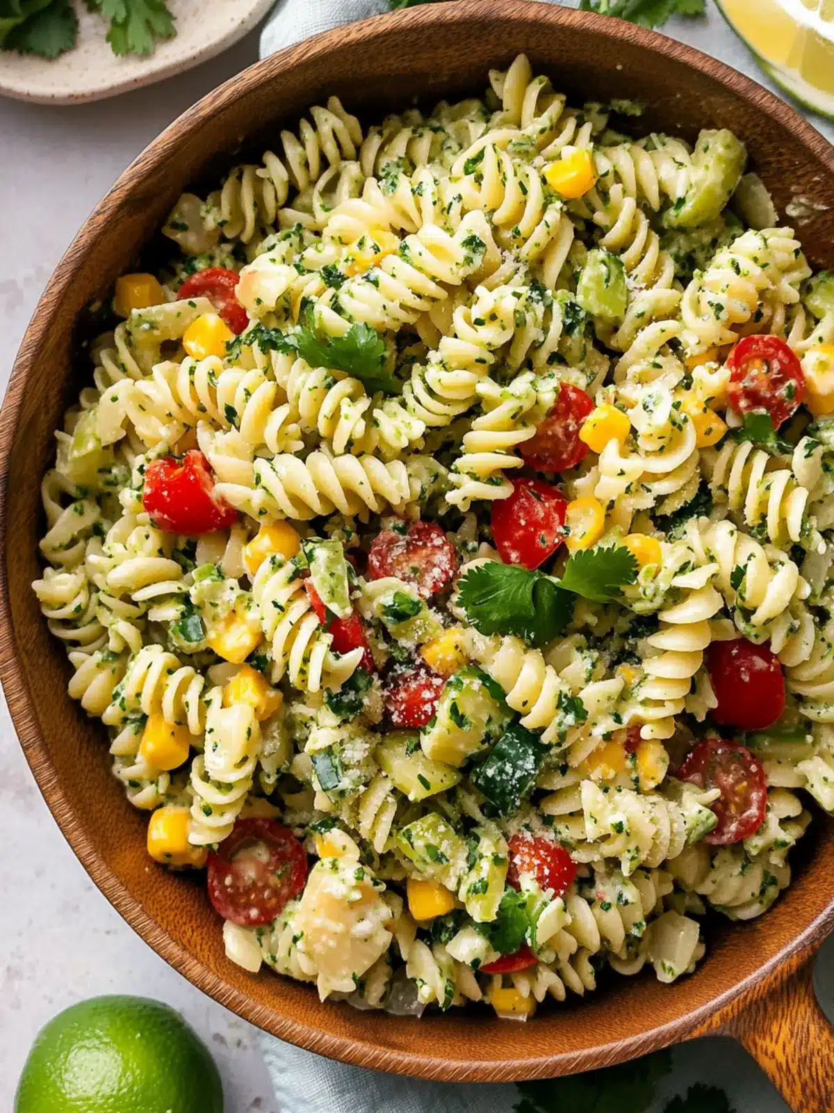 Cilantro Lime Pasta Salad