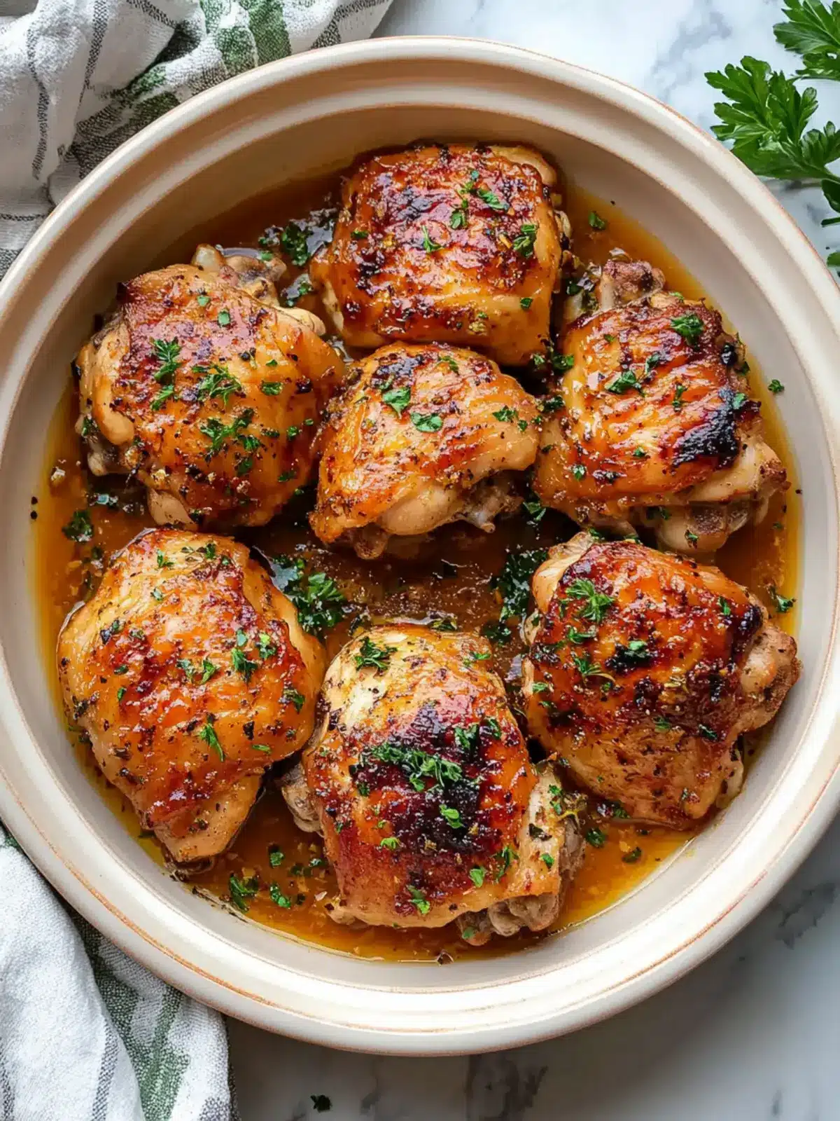 Simple Slow Cooker Chicken Thighs