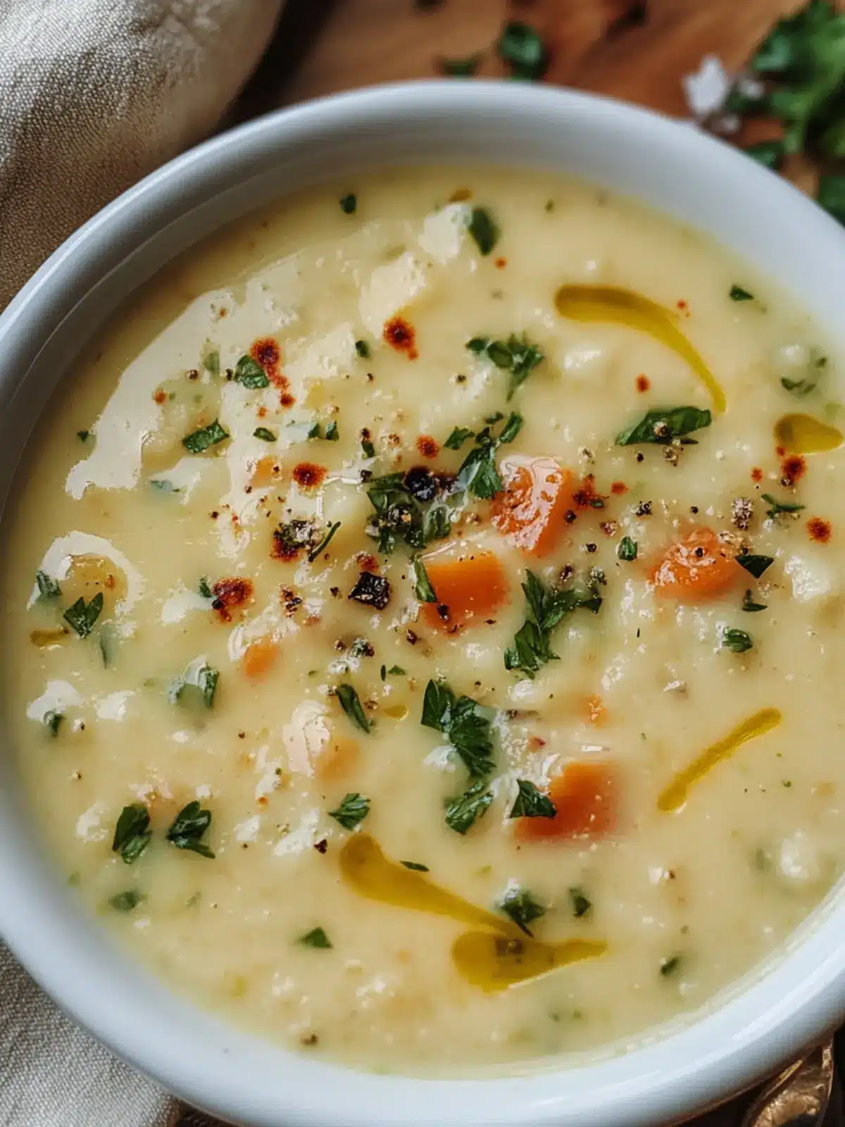 Creamy Vegetable Soup Delight