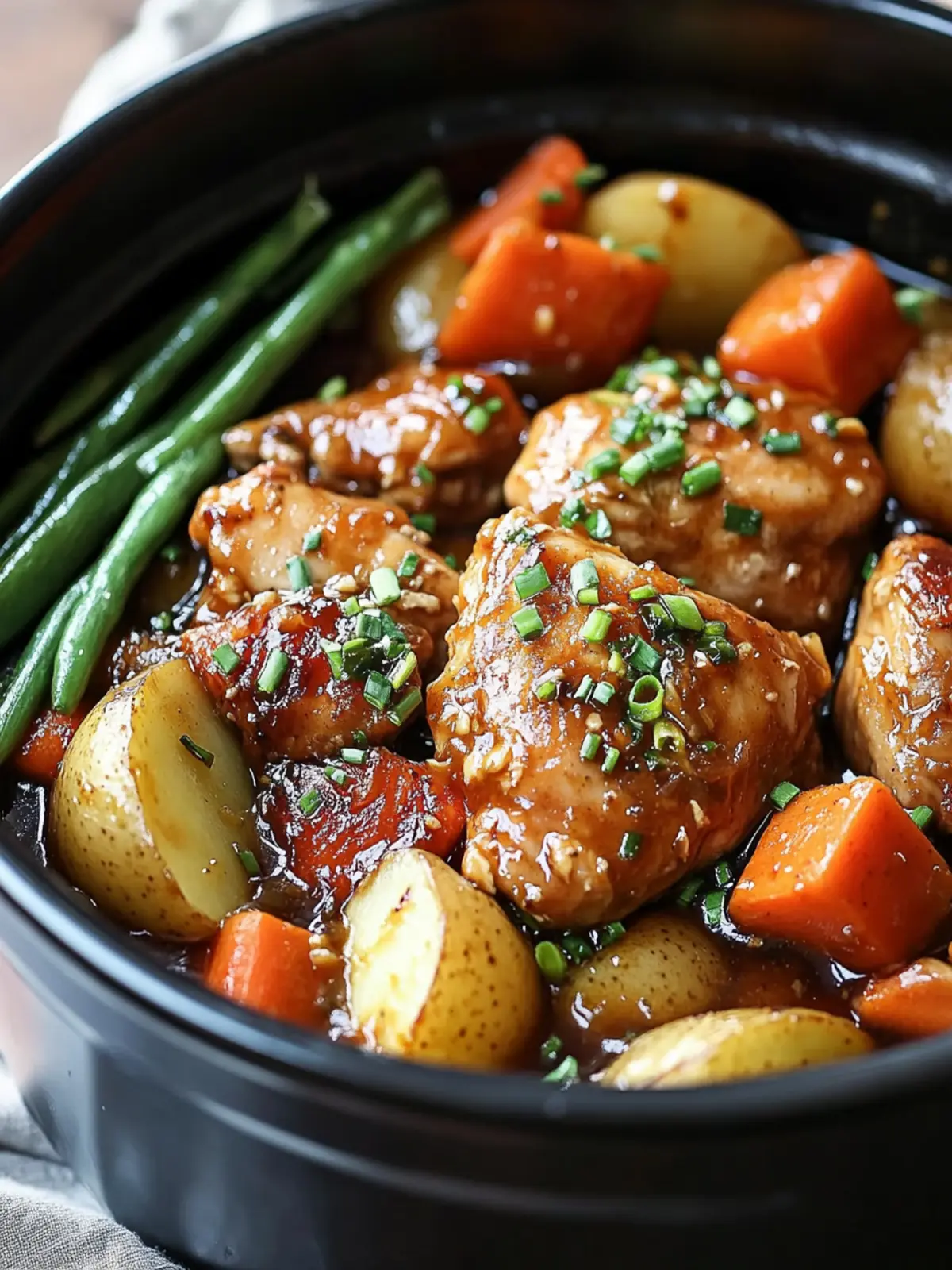 Slow Cooker Honey Garlic Chicken and Veggies – Cozy Simplicity 5 Slow Cooker Honey Garlic Chicken and Veggies (Saucy, Cozy & So Simple)