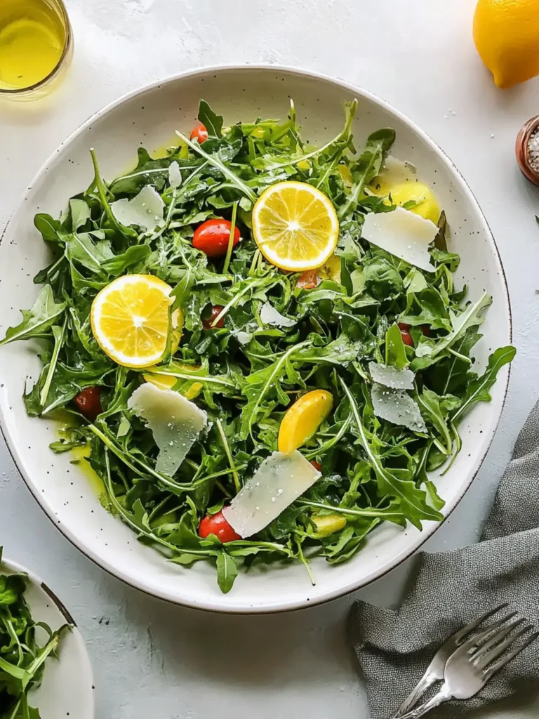 Zesty Easter Arugula Salad