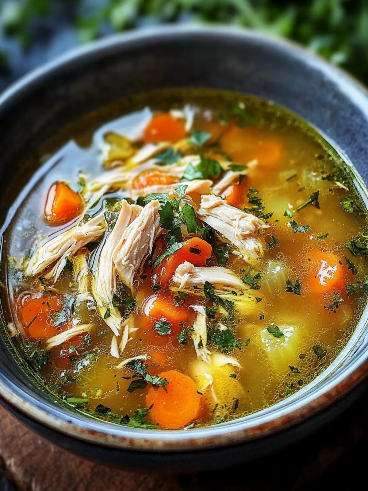 Healthy Soup Recipes Mediterranean Chicken Soup by Camila