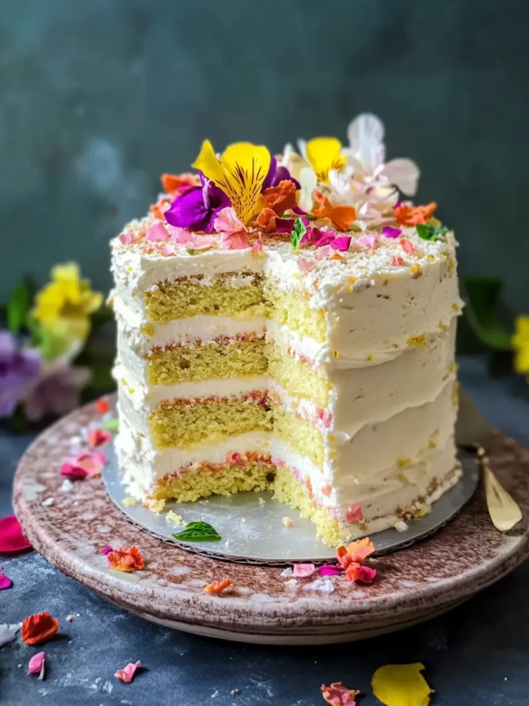Thandai Layer Cake