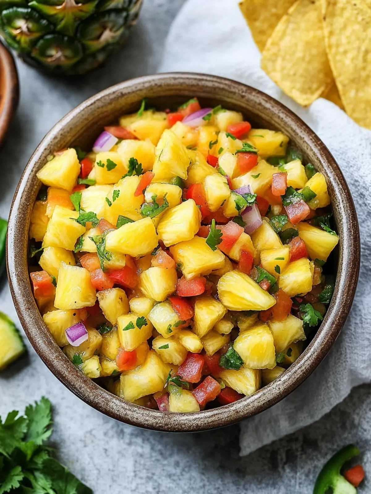 Zesty Easy Fresh Pineapple Salsa Perfect for Summer Fun 3 Easy Fresh Pineapple Salsa