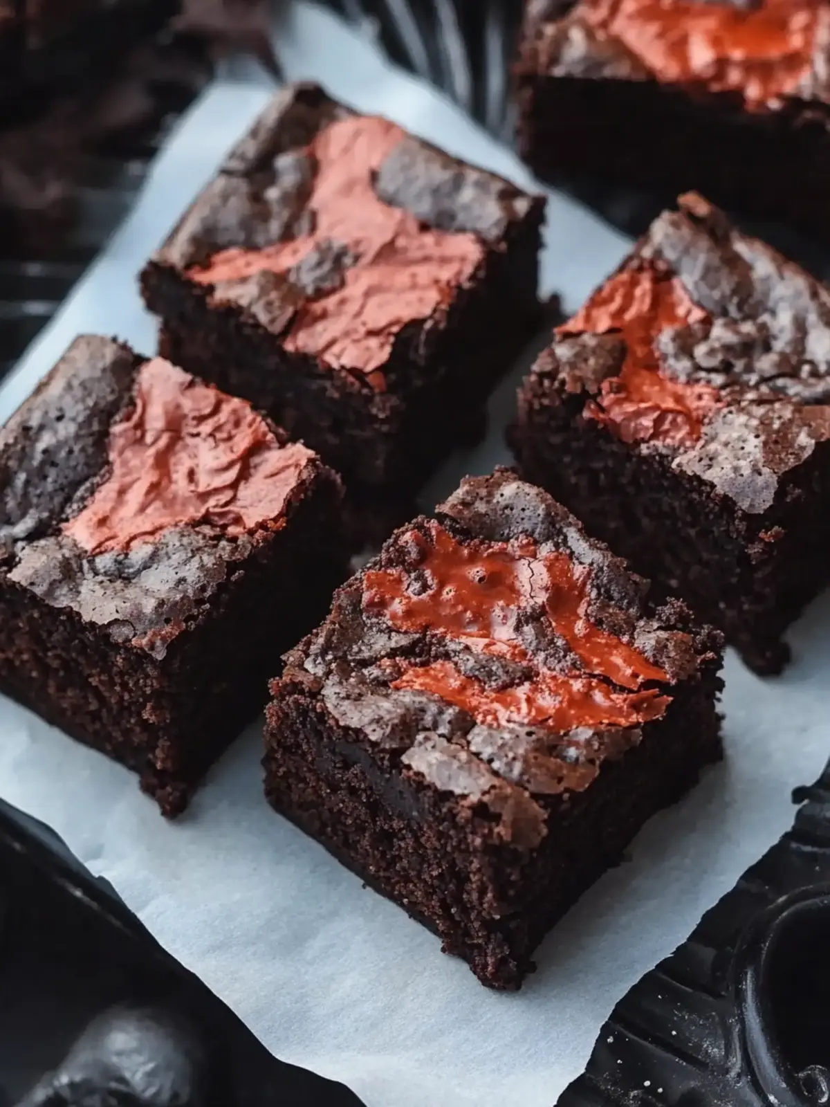 Spooky Halloween Brimstone Brownies in 35 Minutes
