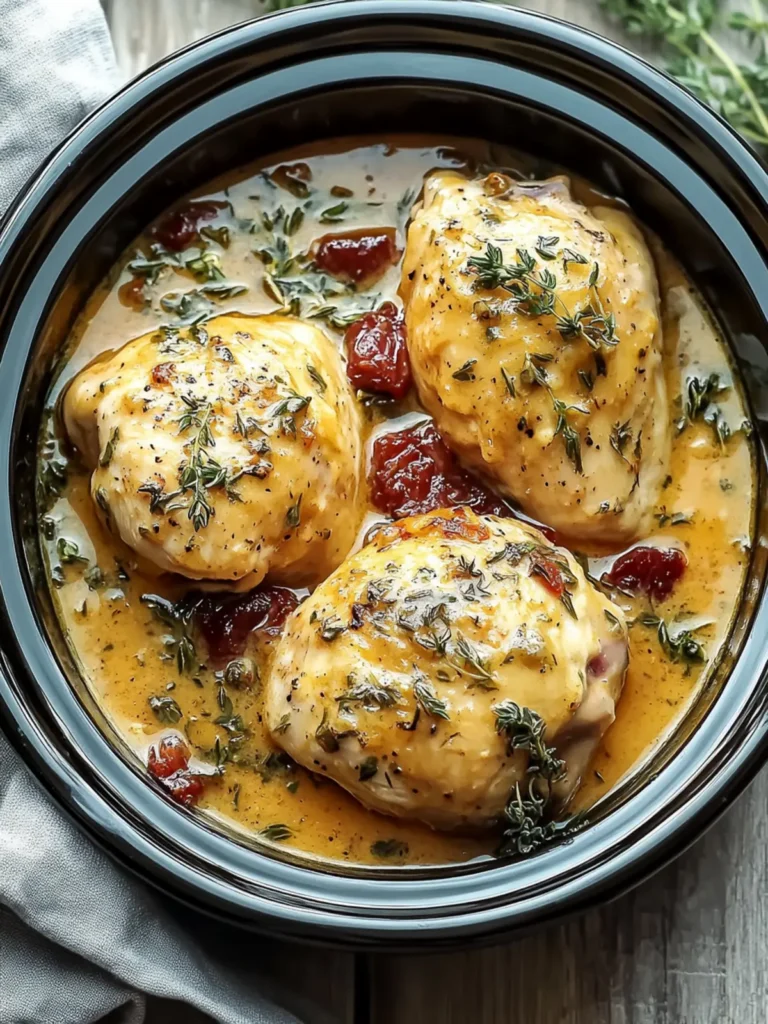 Dump & Go Crockpot Marry Me Chicken for Effortless Comfort