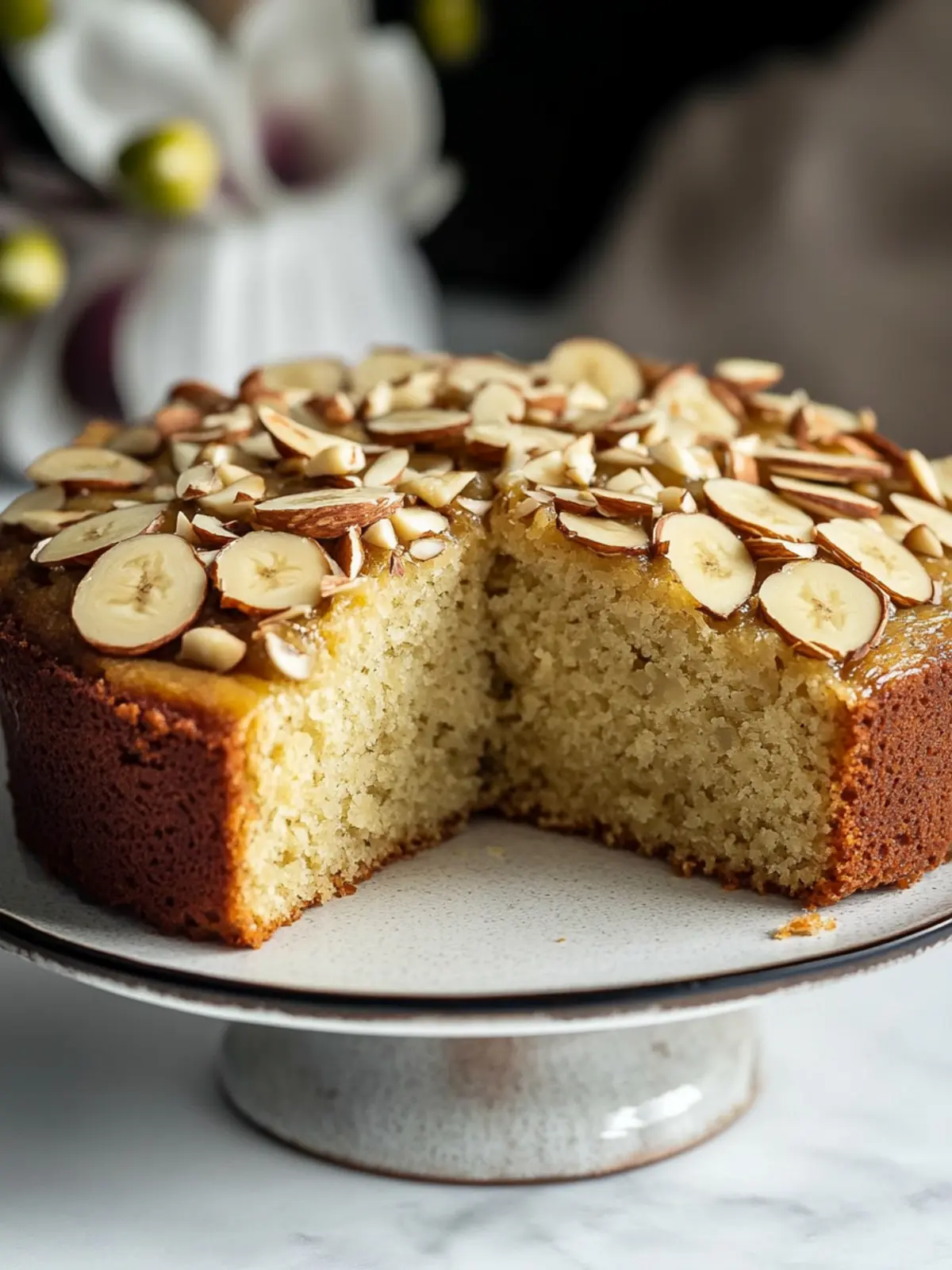 Almond Banana Cake for Passover