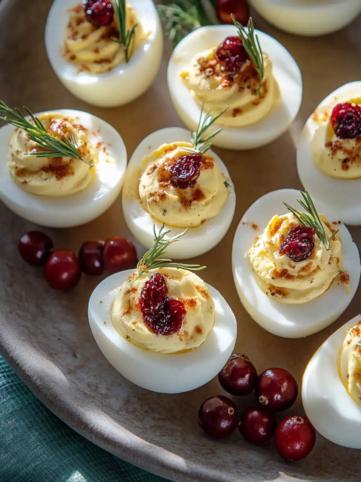 Harvest Cranberry Deviled Eggs – Festive Flavor for Every Table 3 Harvest Cranberry Deviled Eggs – A Festive Twist for Your Holiday Table