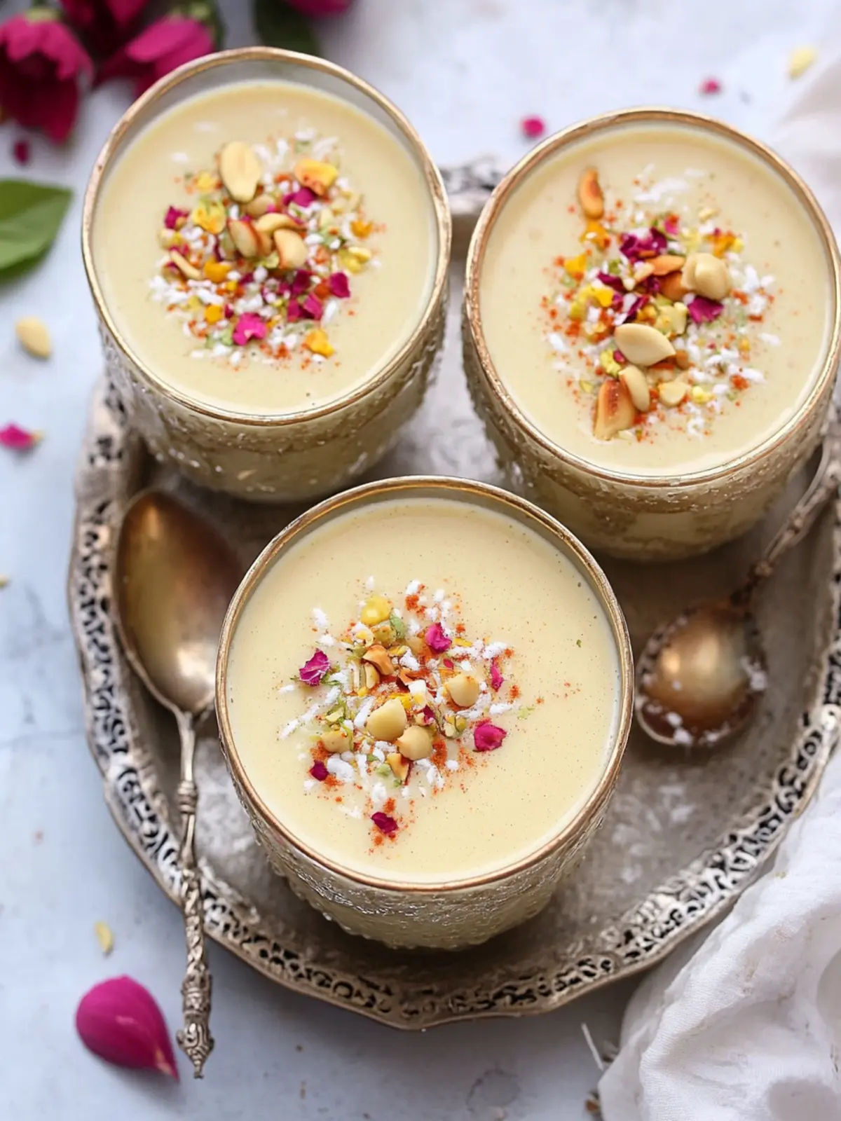 Thandai Phirni - Creamy, Chilled & Packed with Flavor!