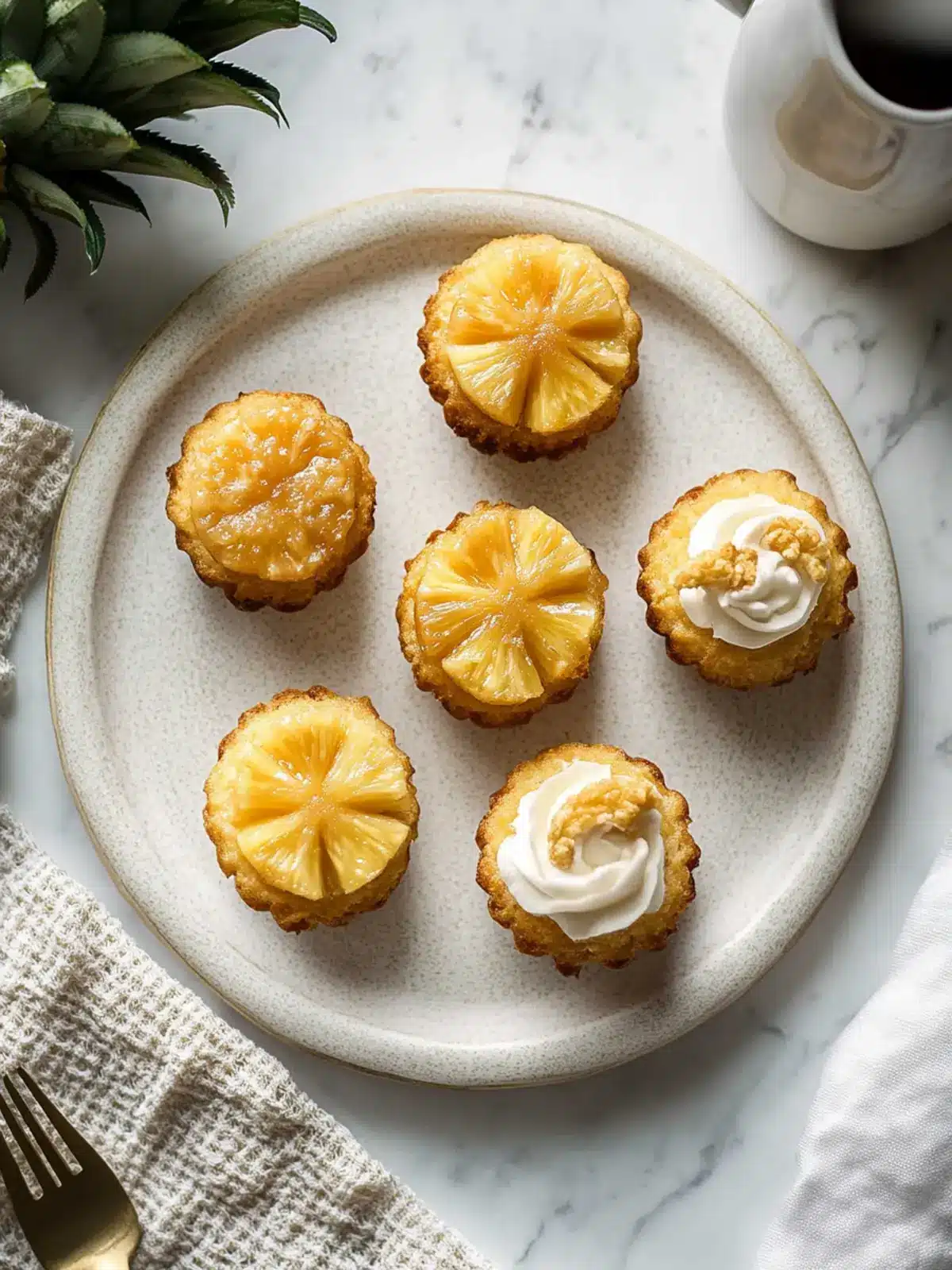 Tea Cakes with Pineapple