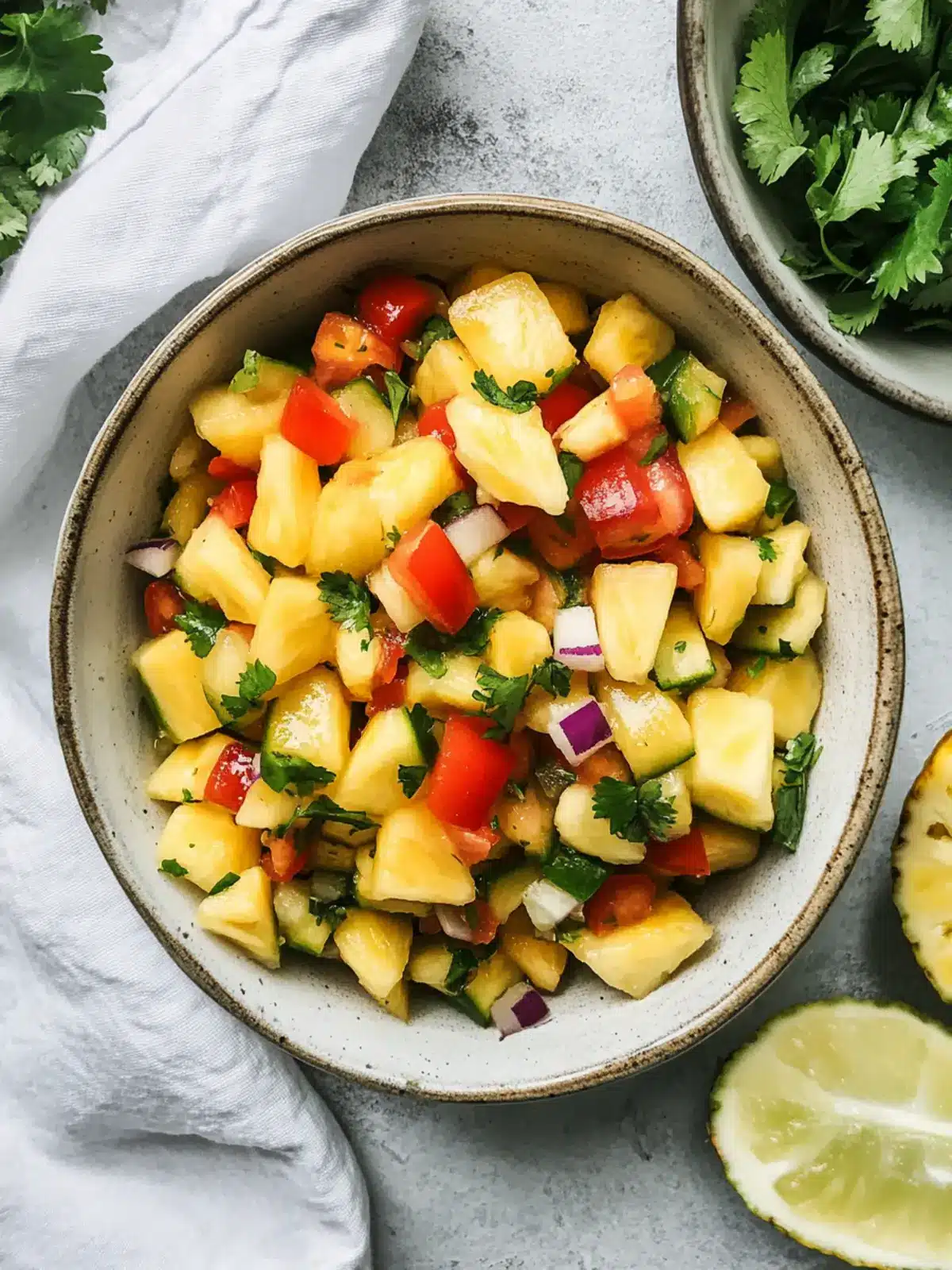 Zesty Easy Fresh Pineapple Salsa Perfect for Summer Fun 4 Easy Fresh Pineapple Salsa