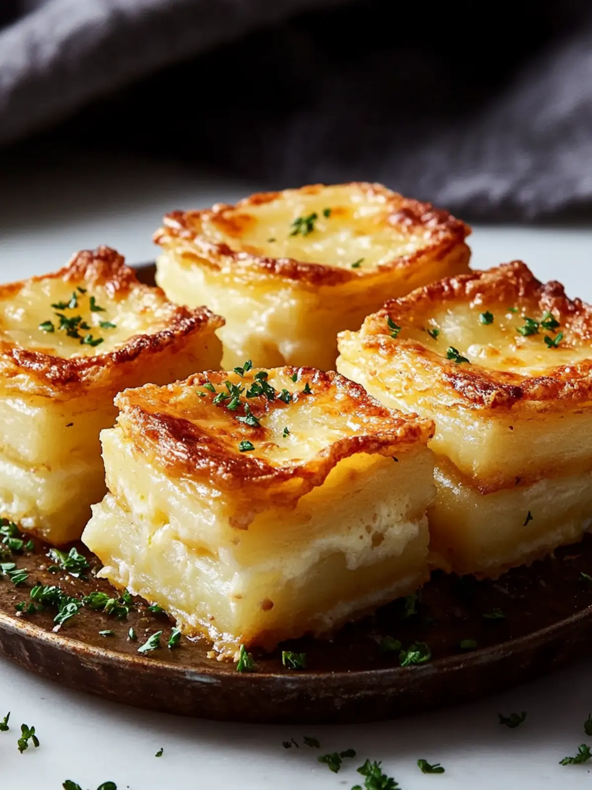 Cheesy Potato Gratin Stacks (Muffin Tin) Recipe