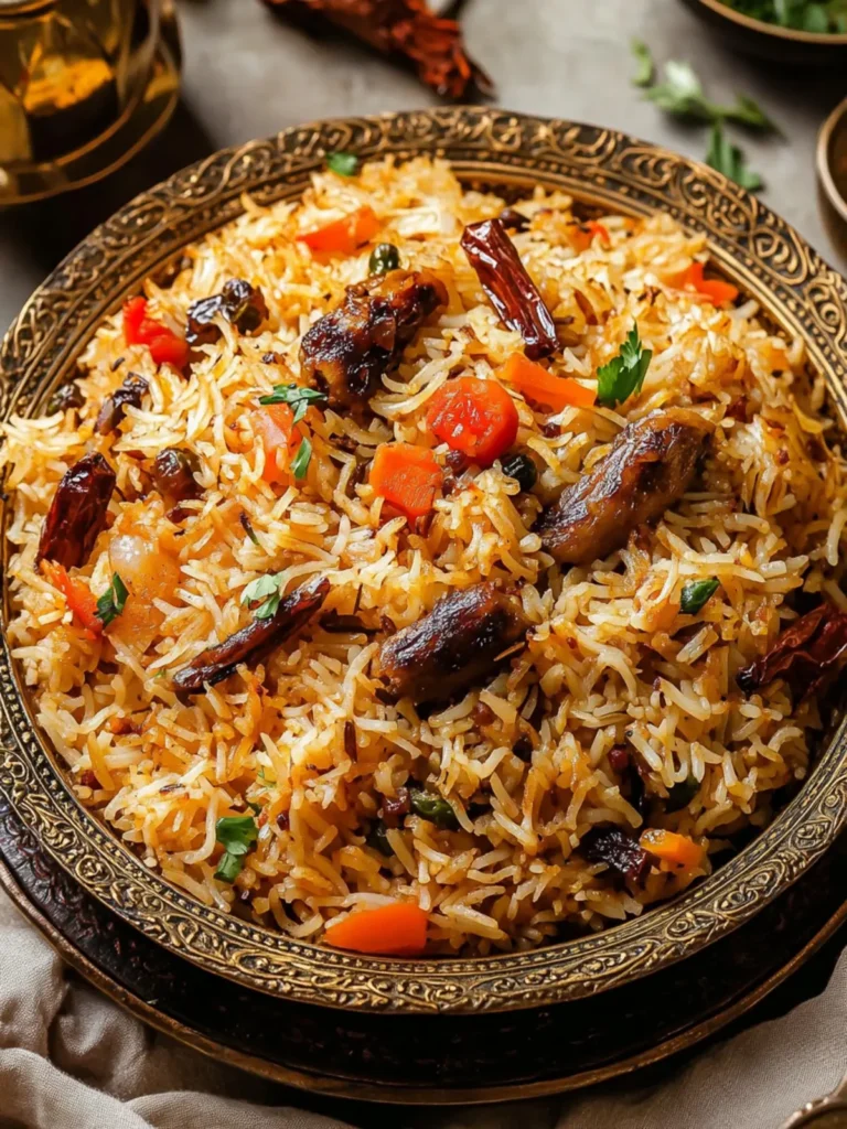 Kabuli Pulao (Afghanistan’s National Dish)
