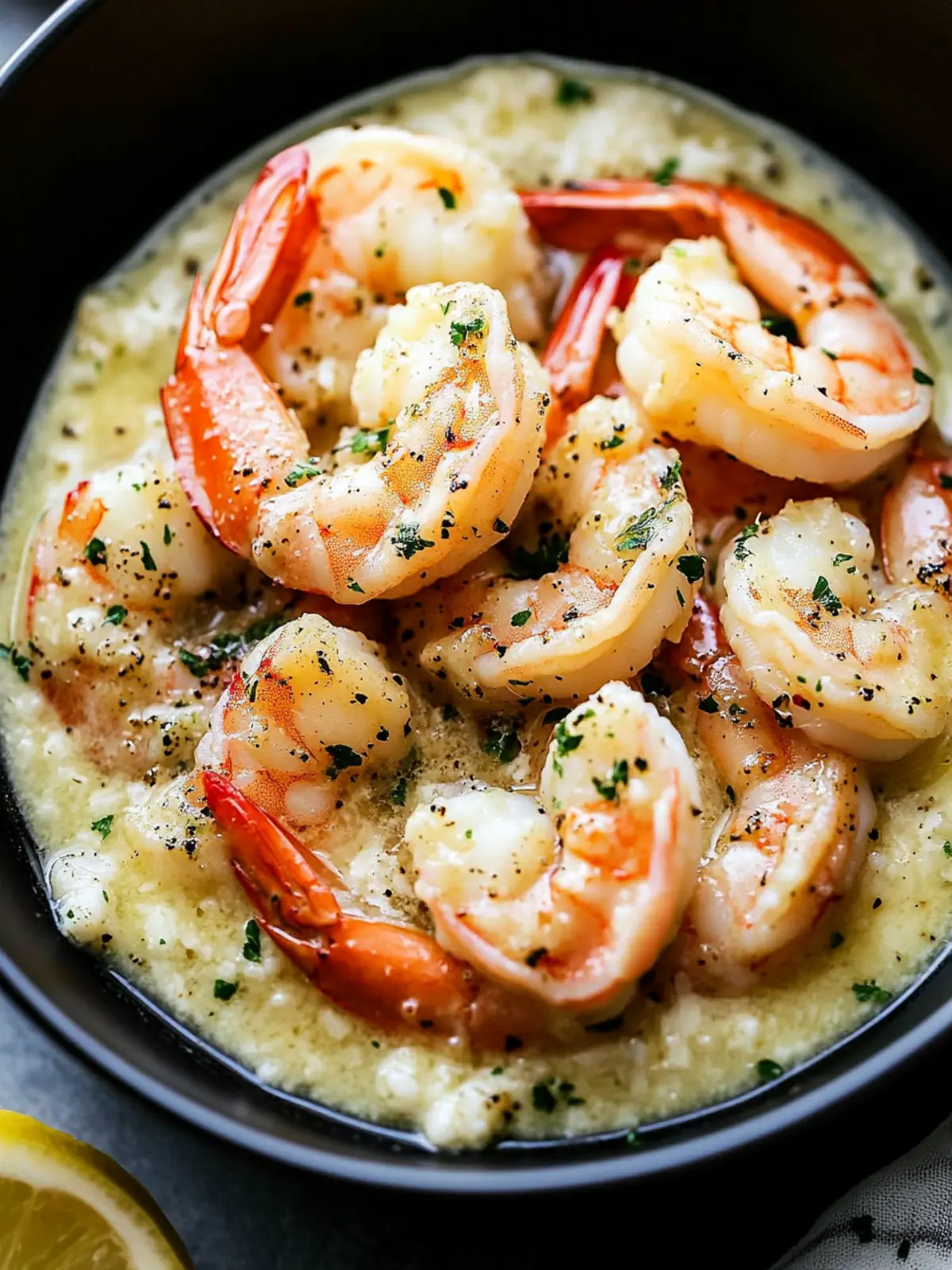 Prosecco Butter Poached Shrimp